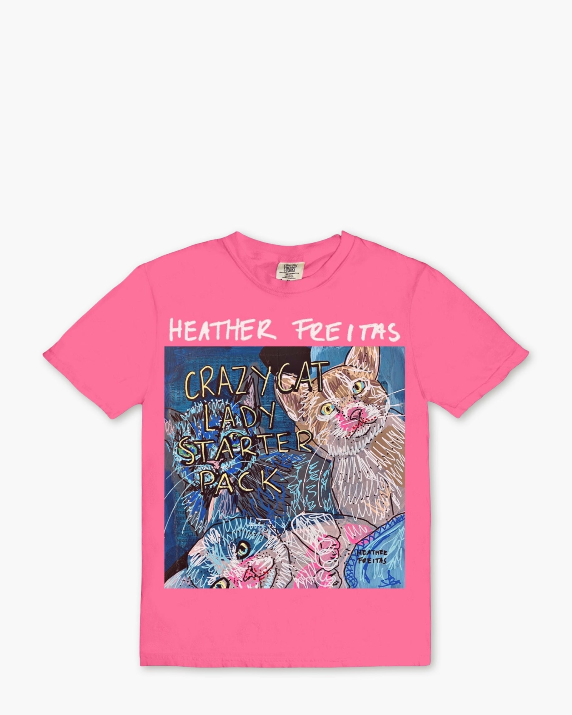 Crazy Cat Lady Starter Pack Tee - Arte House