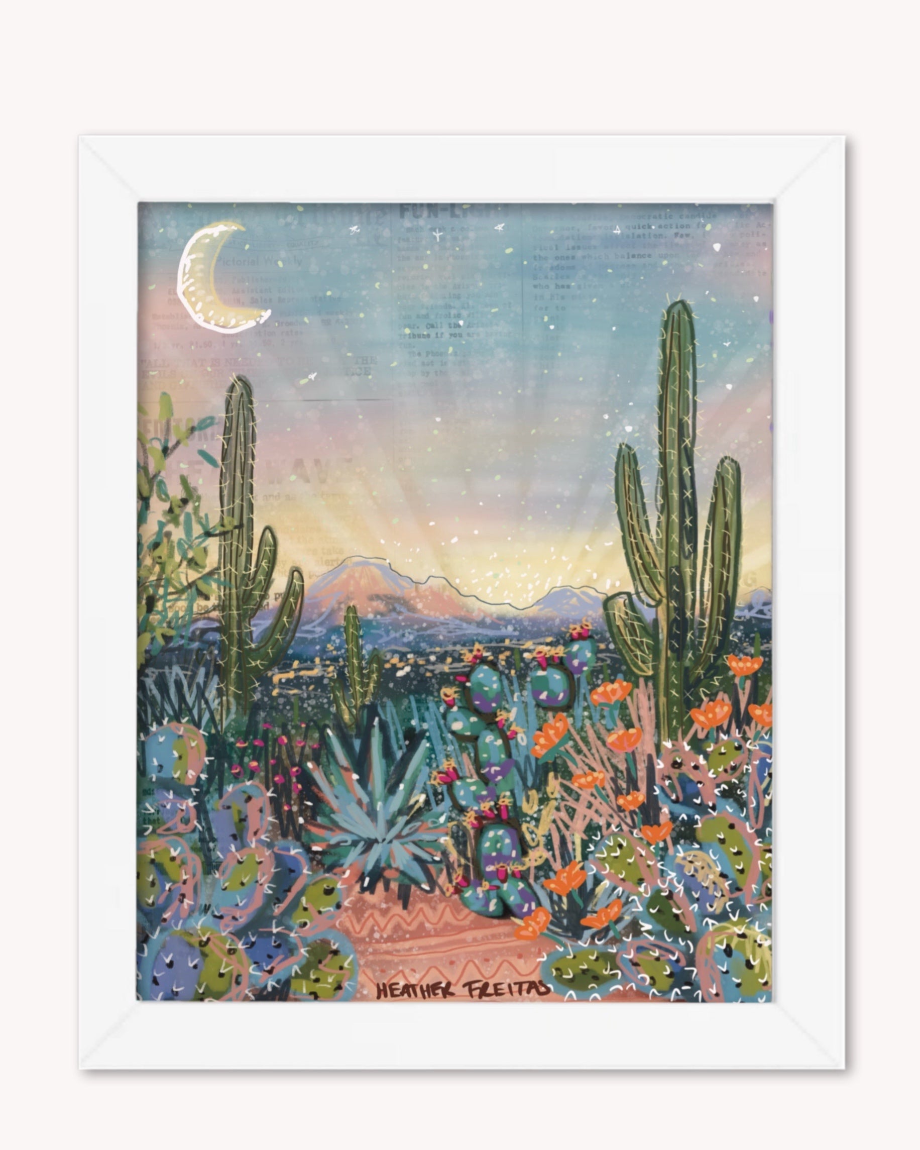 Sun Beams Print - Arte House
