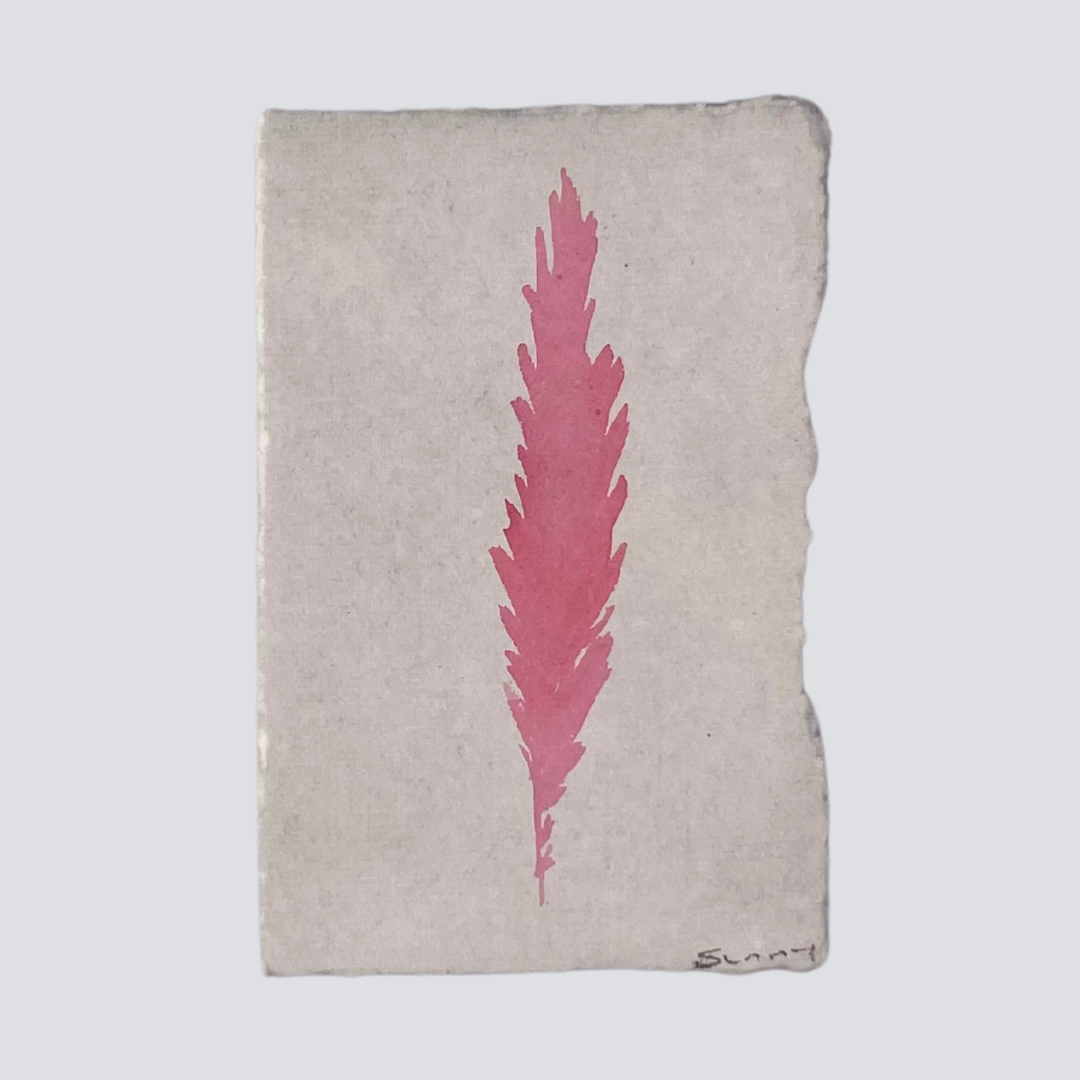 Large Candy Pink Angel Feather - Arte House