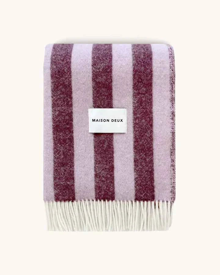 Blanket CANDY WRAP Lilac / Aubergine 4.25 x 6.5 ft