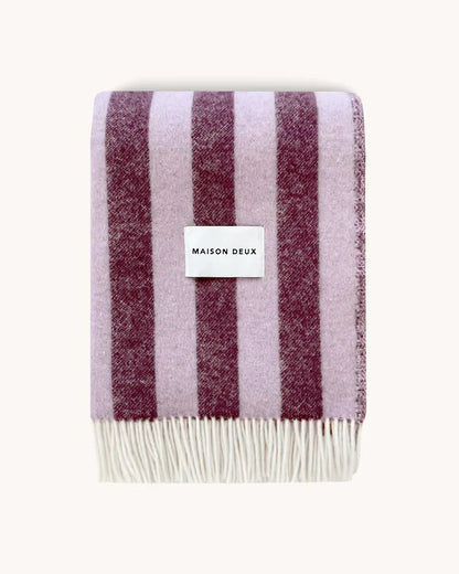 Blanket CANDY WRAP Lilac / Aubergine 4.25 x 6.5 ft