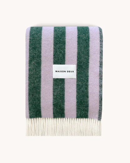 Blanket CANDY WRAP Lilac / Green 4.25 x 6.5 ft