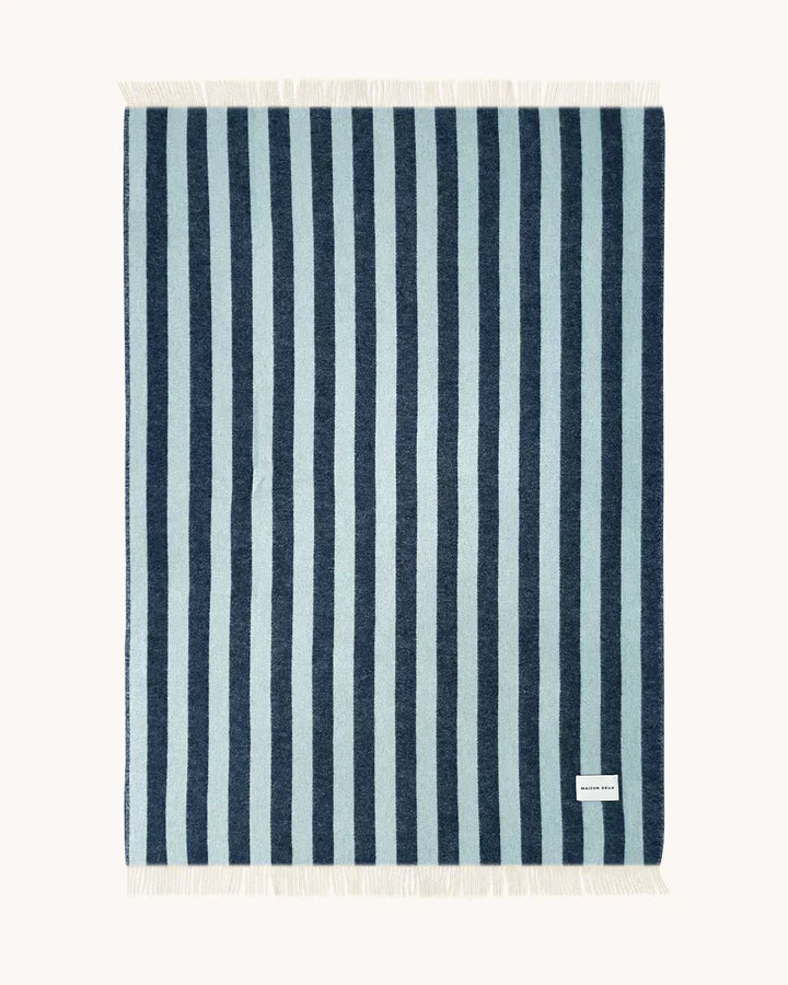 Blanket CANDY WRAP Navy / Ice Blue 4.25 x 6.5 ft