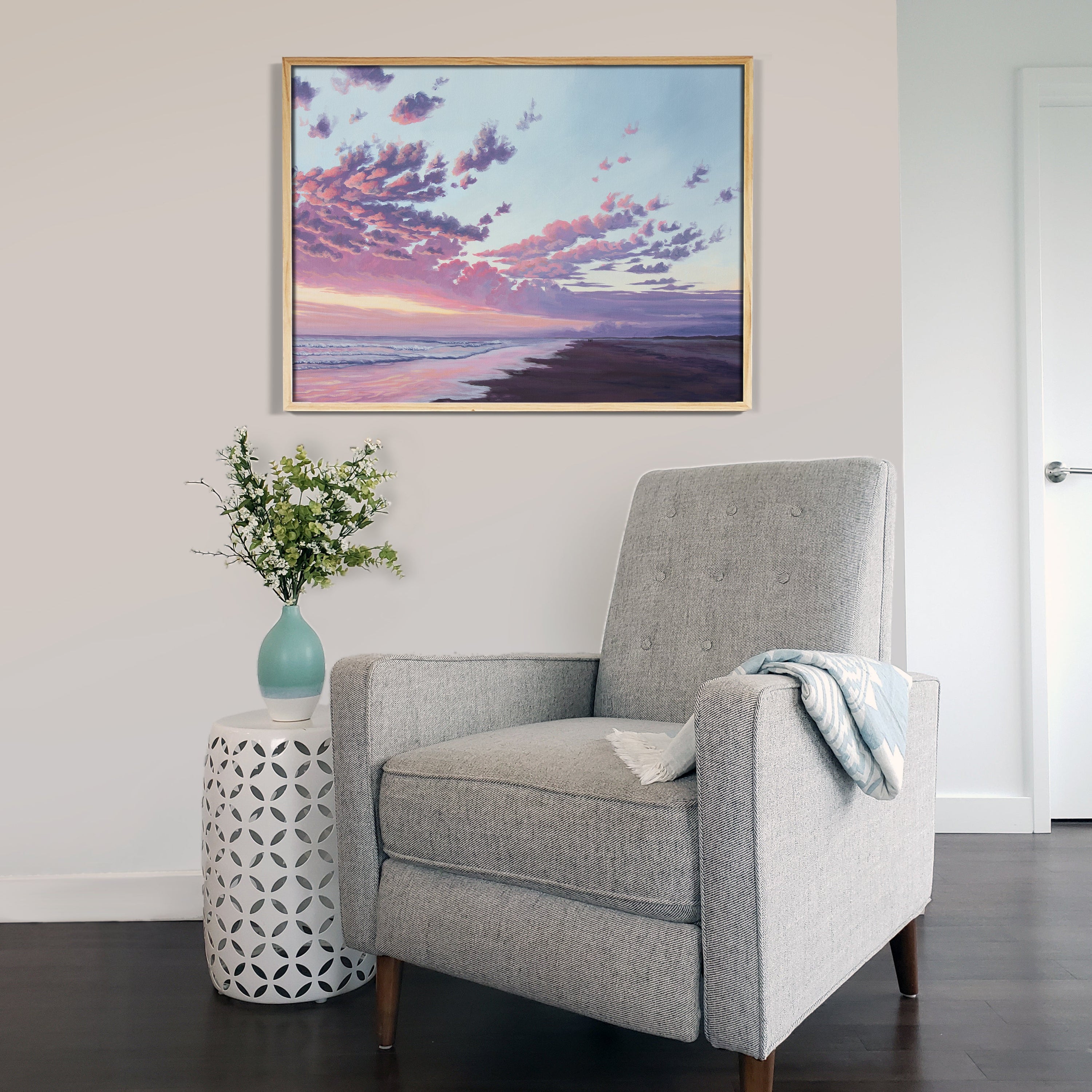 Gearhart Sunset #2 a Horizontal Art Print - Arte House