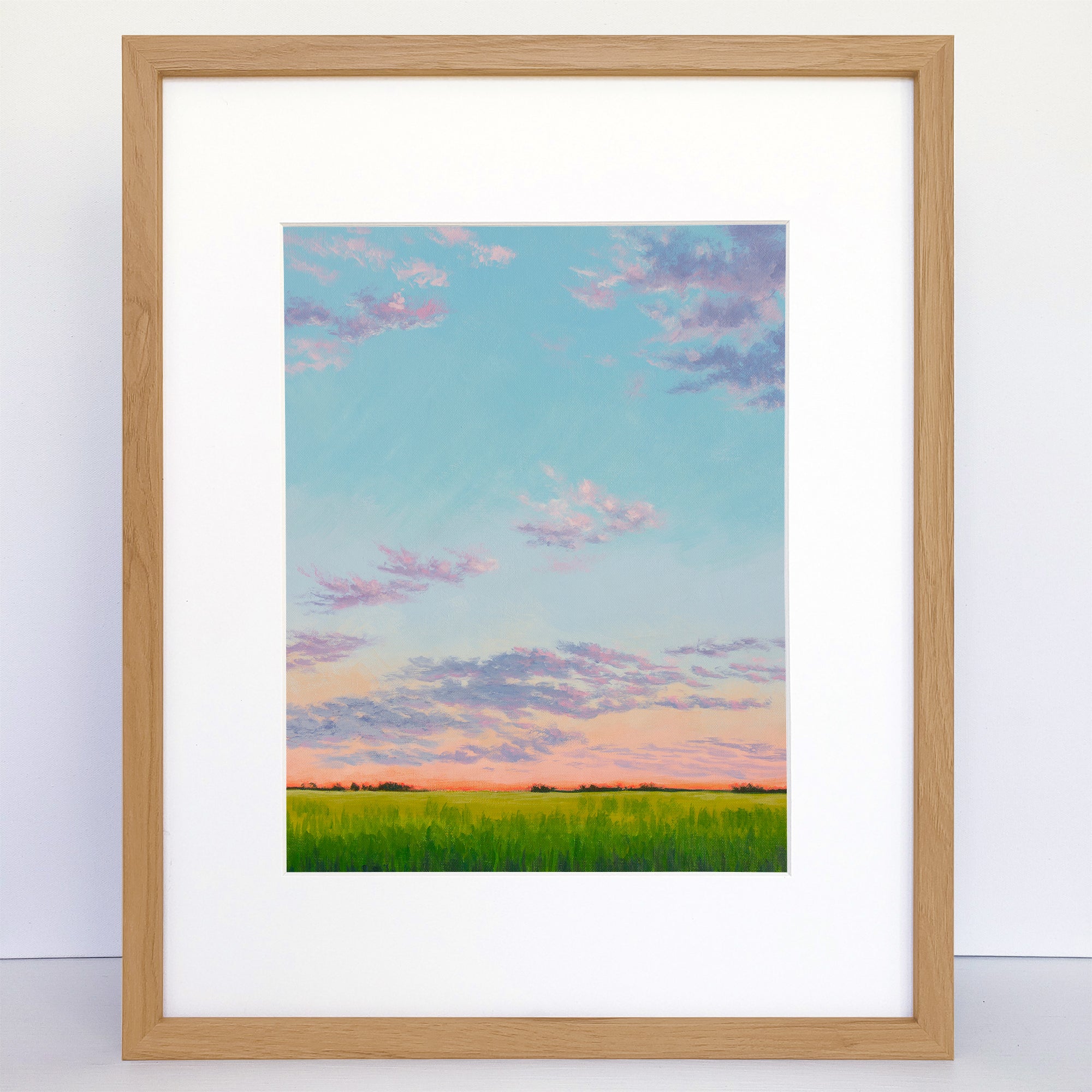 Summer Dusk a Vertical Art Print - Arte House