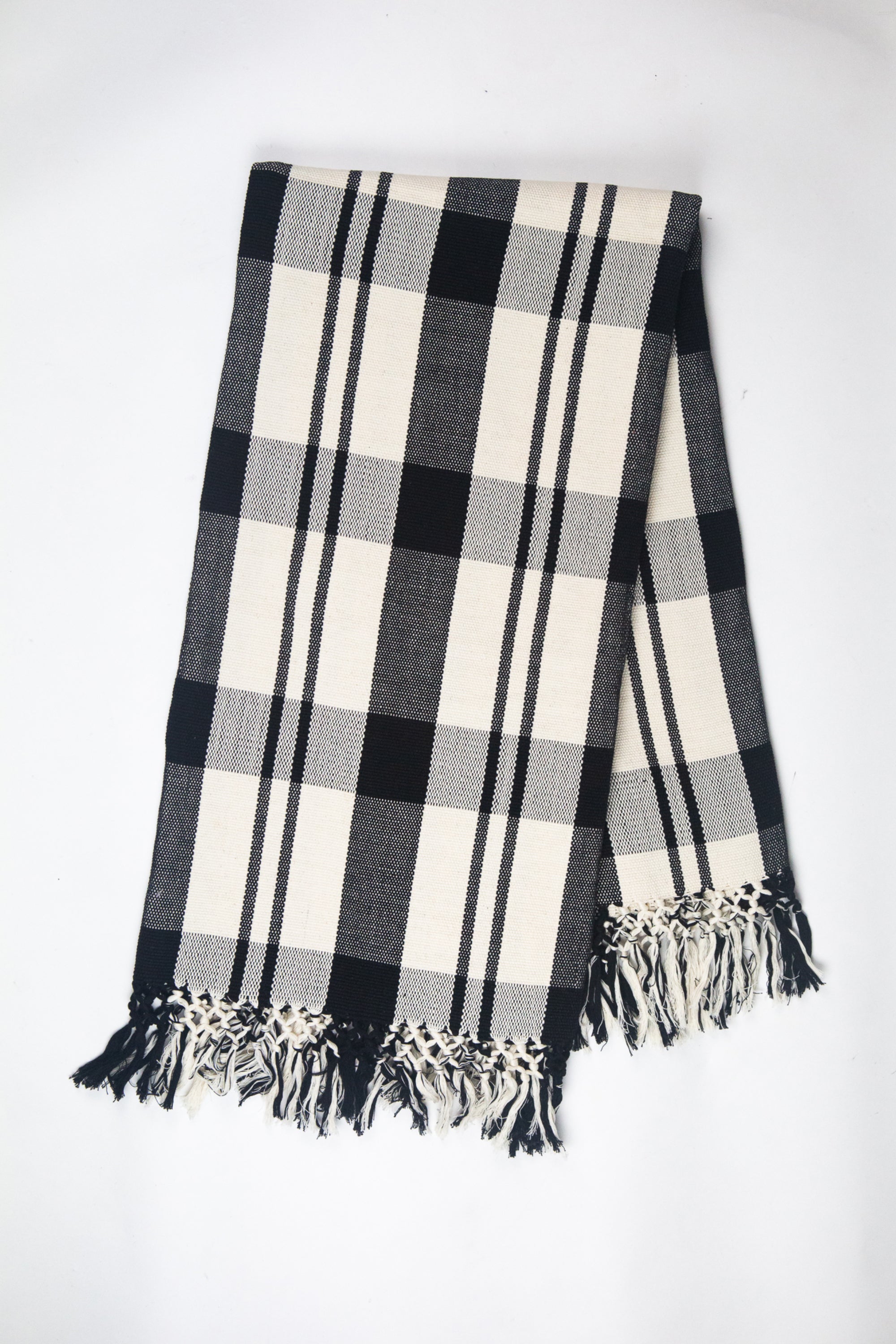 Cecilia Striped Cotton Throw Blanket - Arte House