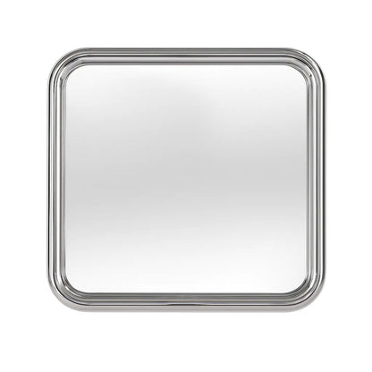 Chrome Bold Square Mirror
