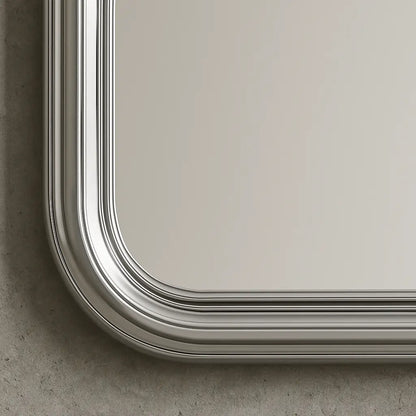 Chrome Bold Square Mirror