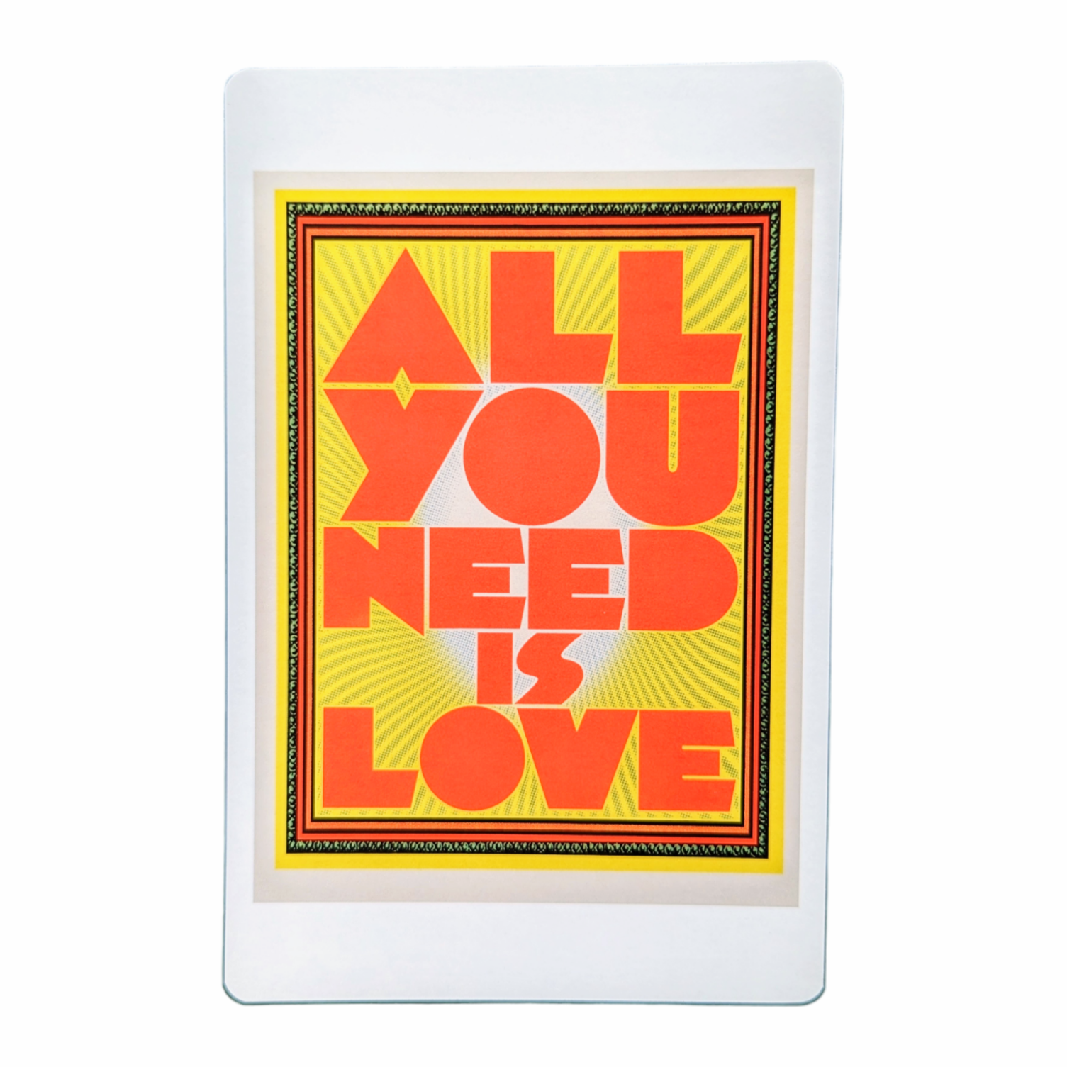 Chuck Sperry "All You Need is Love" 2017 Art Card - Arte House