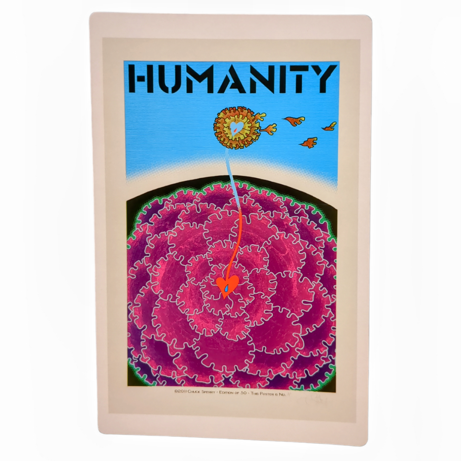 Chuck Sperry "Humanity" 2011 Art Card - Arte House