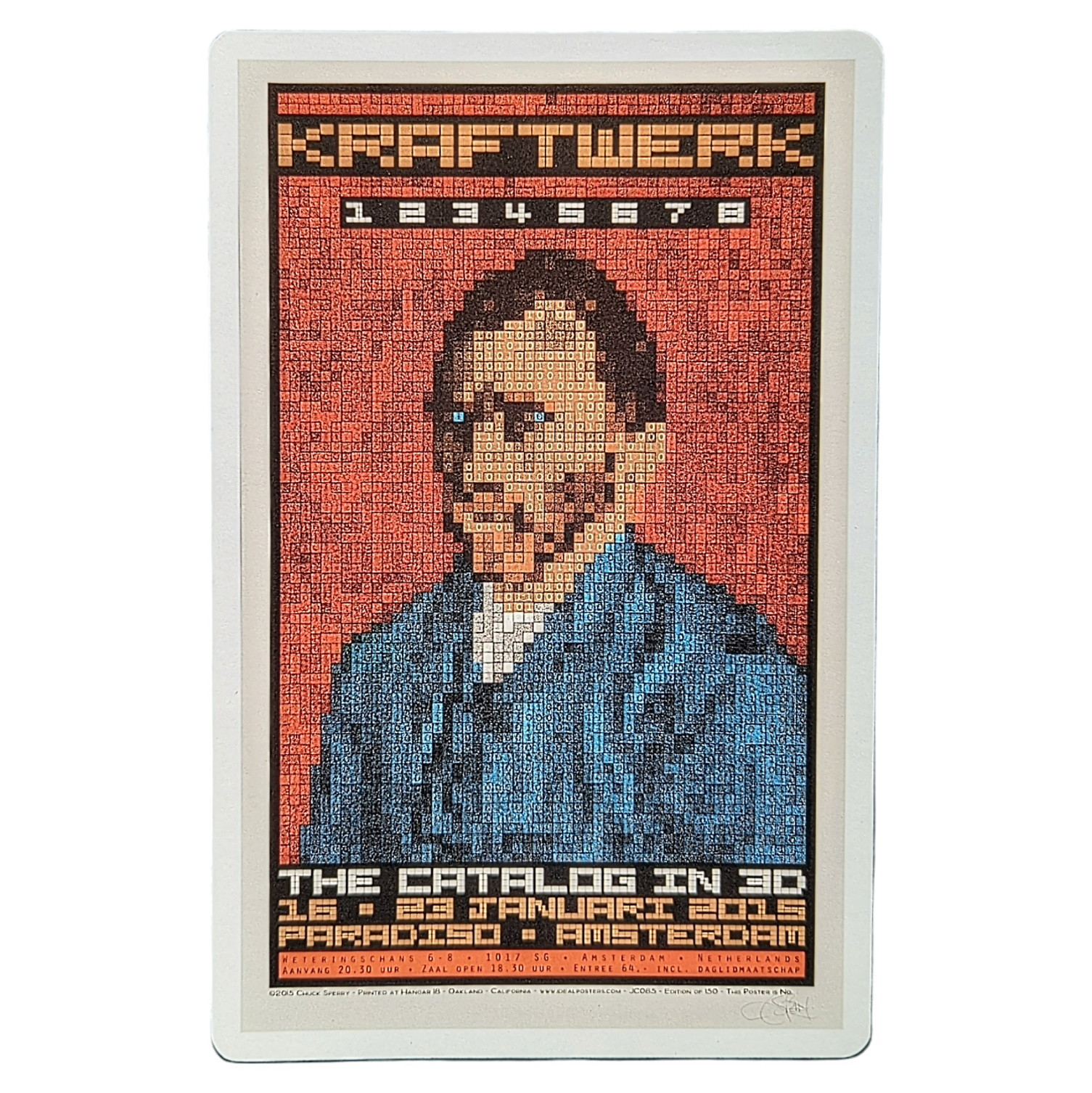 Chuck Sperry Kraftwerk, Amsterdam 2015 Art Card - Arte House