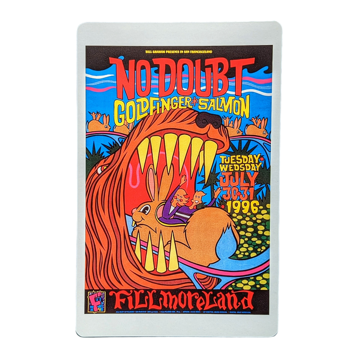 Chuck Sperry No Doubt, San Francisco 1998 Art Card - Arte House