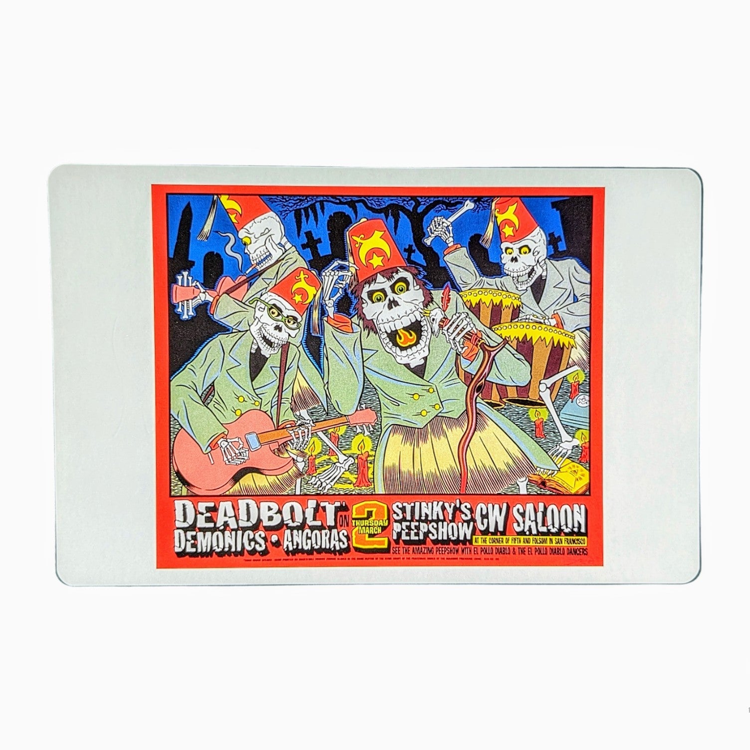 Chuck Sperry Stinky's Peep Show, San Francisco 2000 Art Card - Arte House