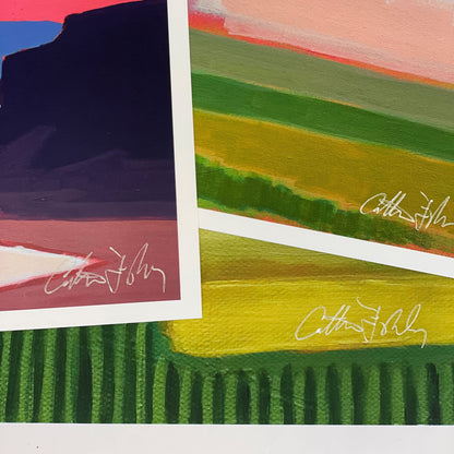 Summer Drive a Vertical Art Print