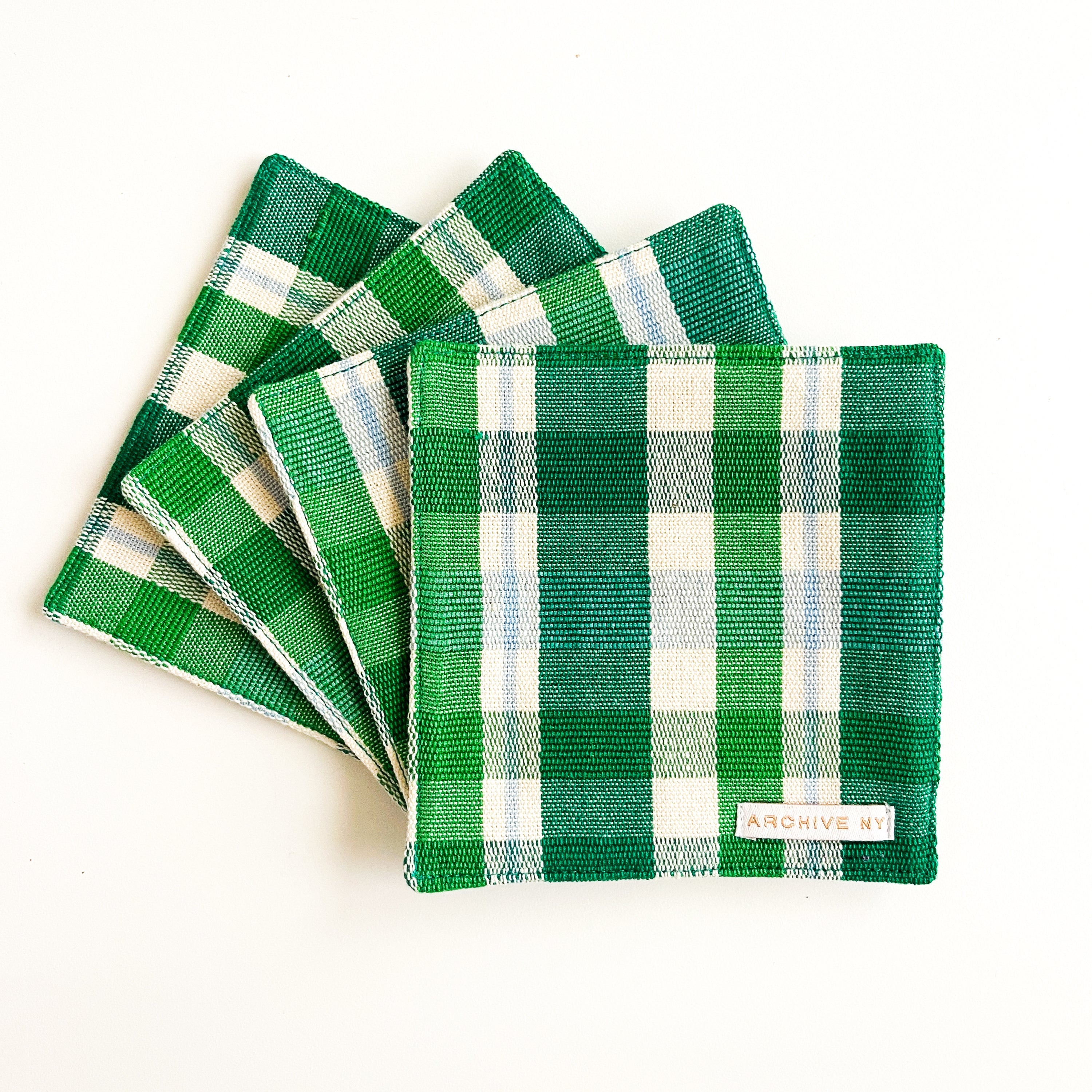Josefina Plaid Coasters - Arte House
