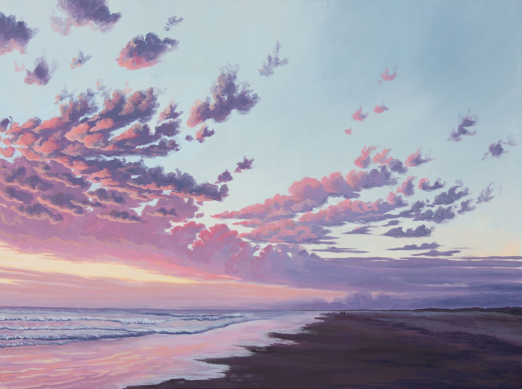 Gearhart Sunset #2 a Horizontal Art Print - Arte House
