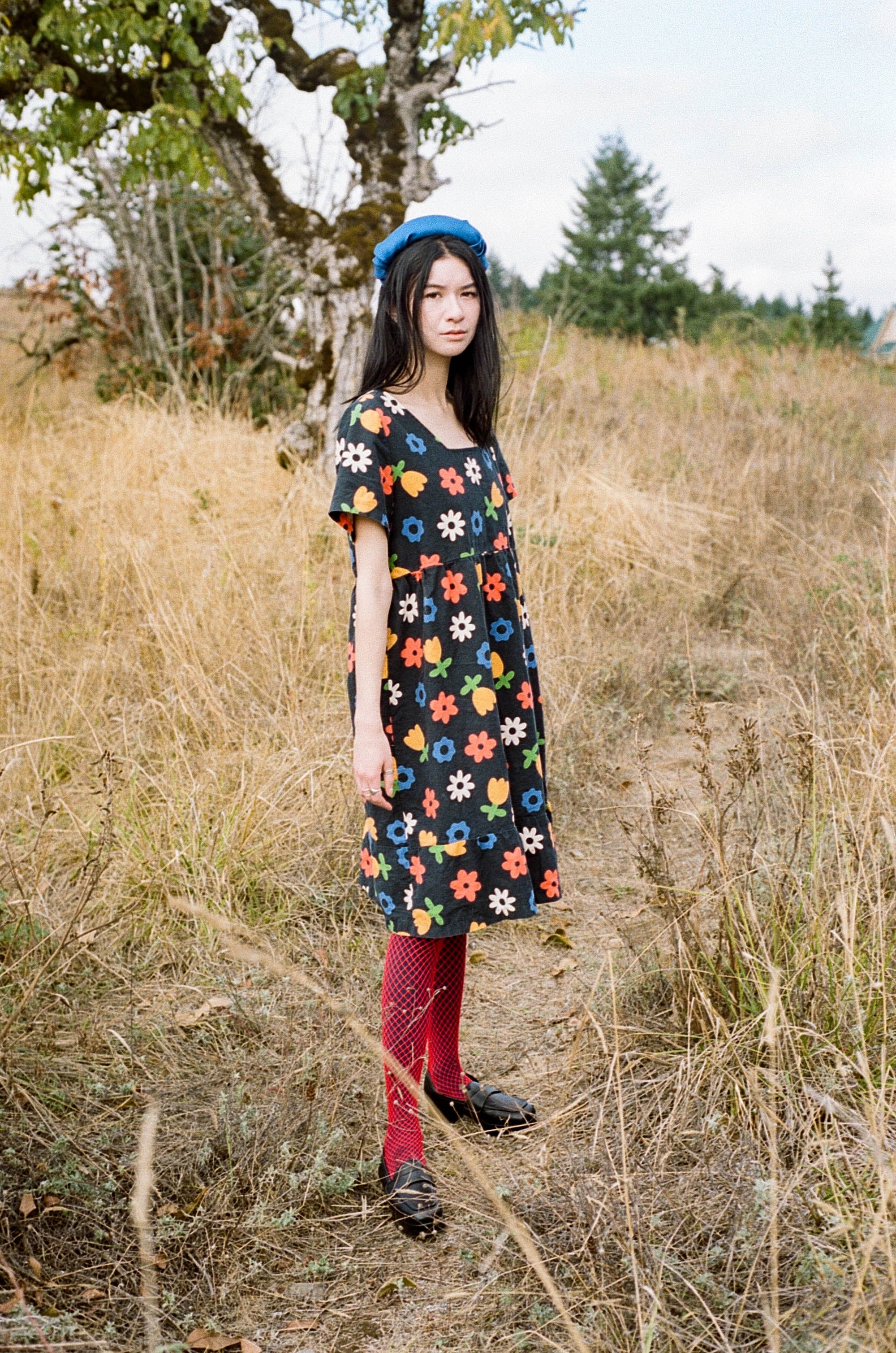Billie Dress - Floral Black