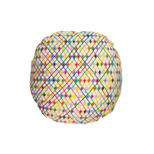 Cotzal Brocade Circle Pillow