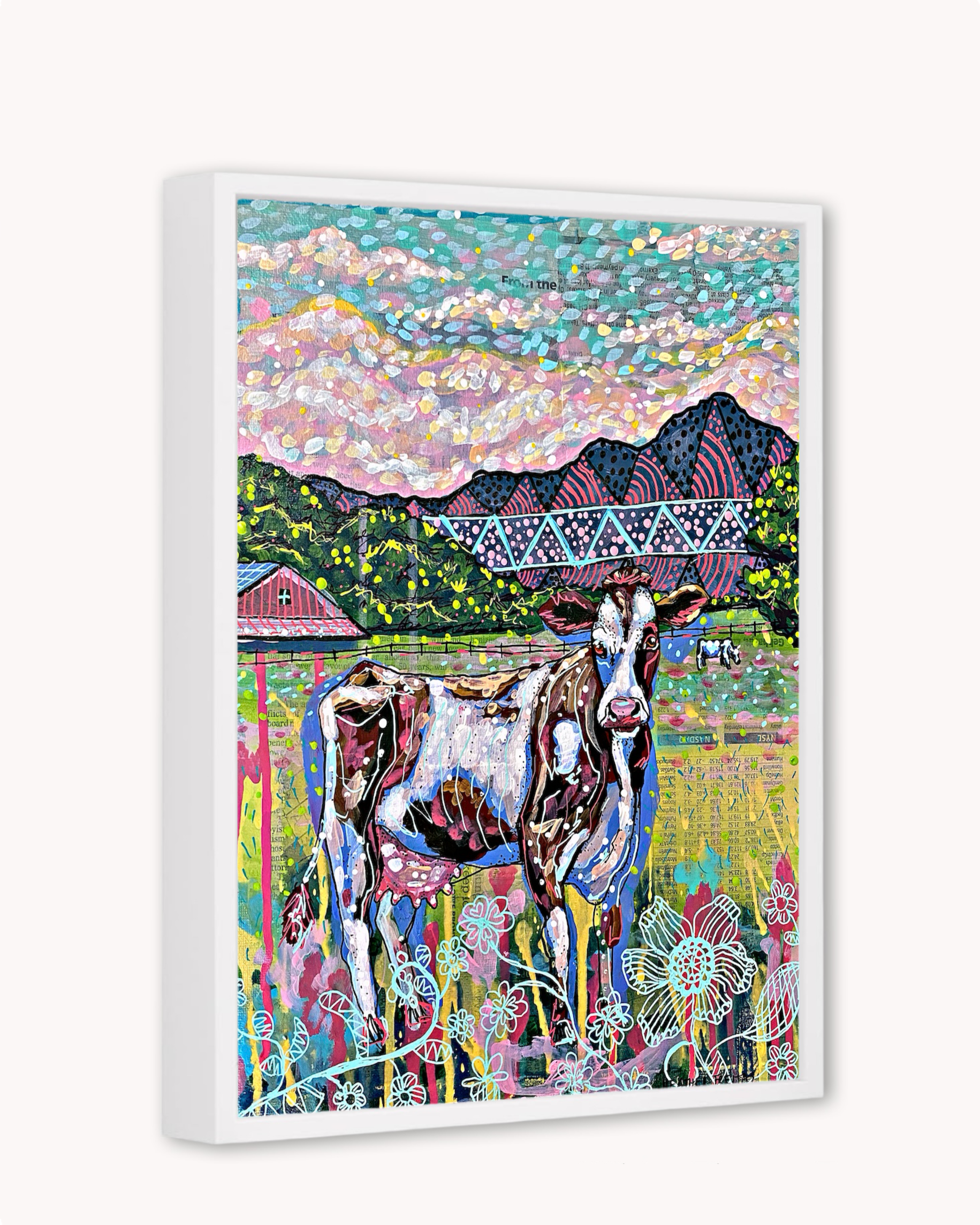 Cows On The Farm Print - Arte House