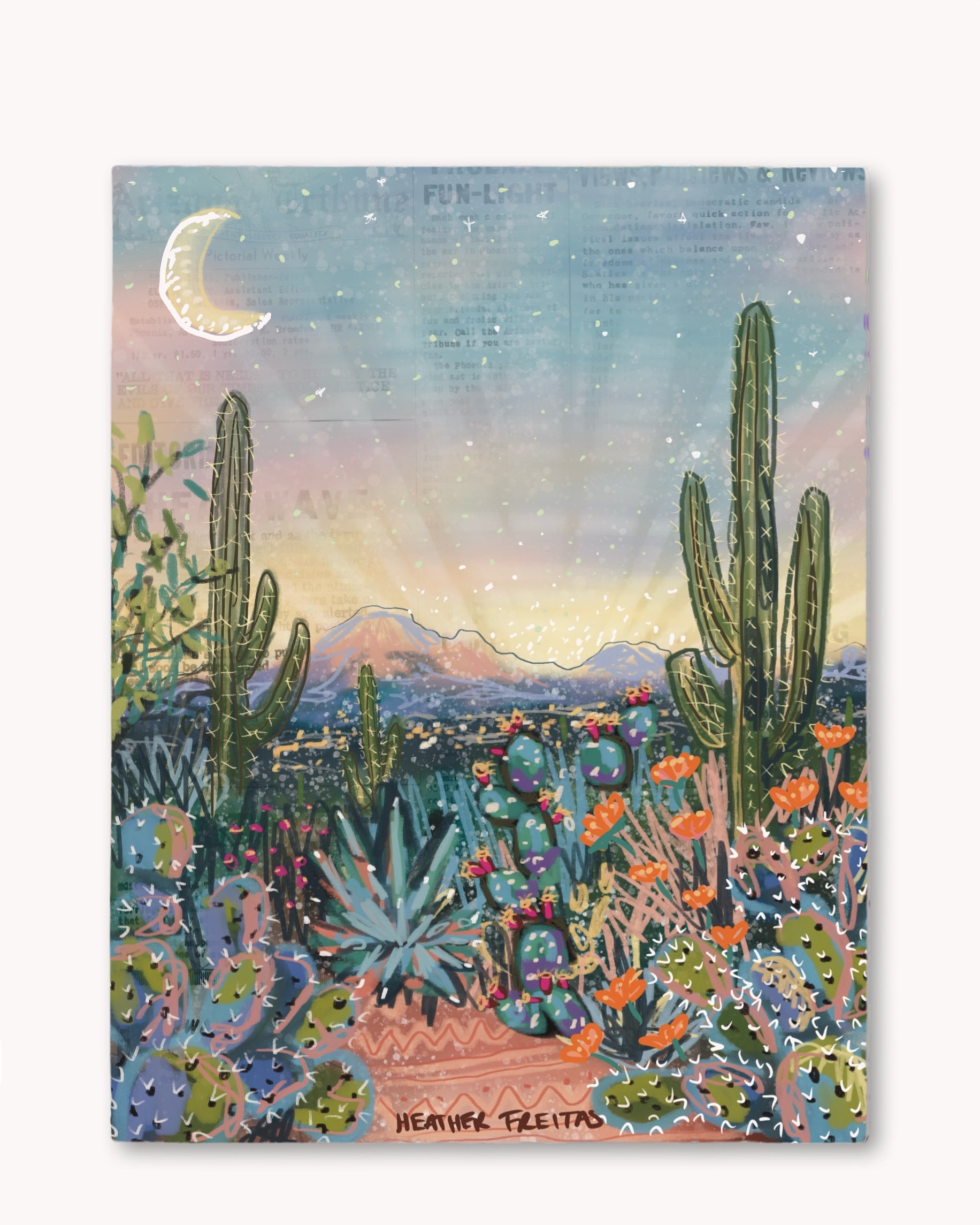 Sun Beams Print - Arte House