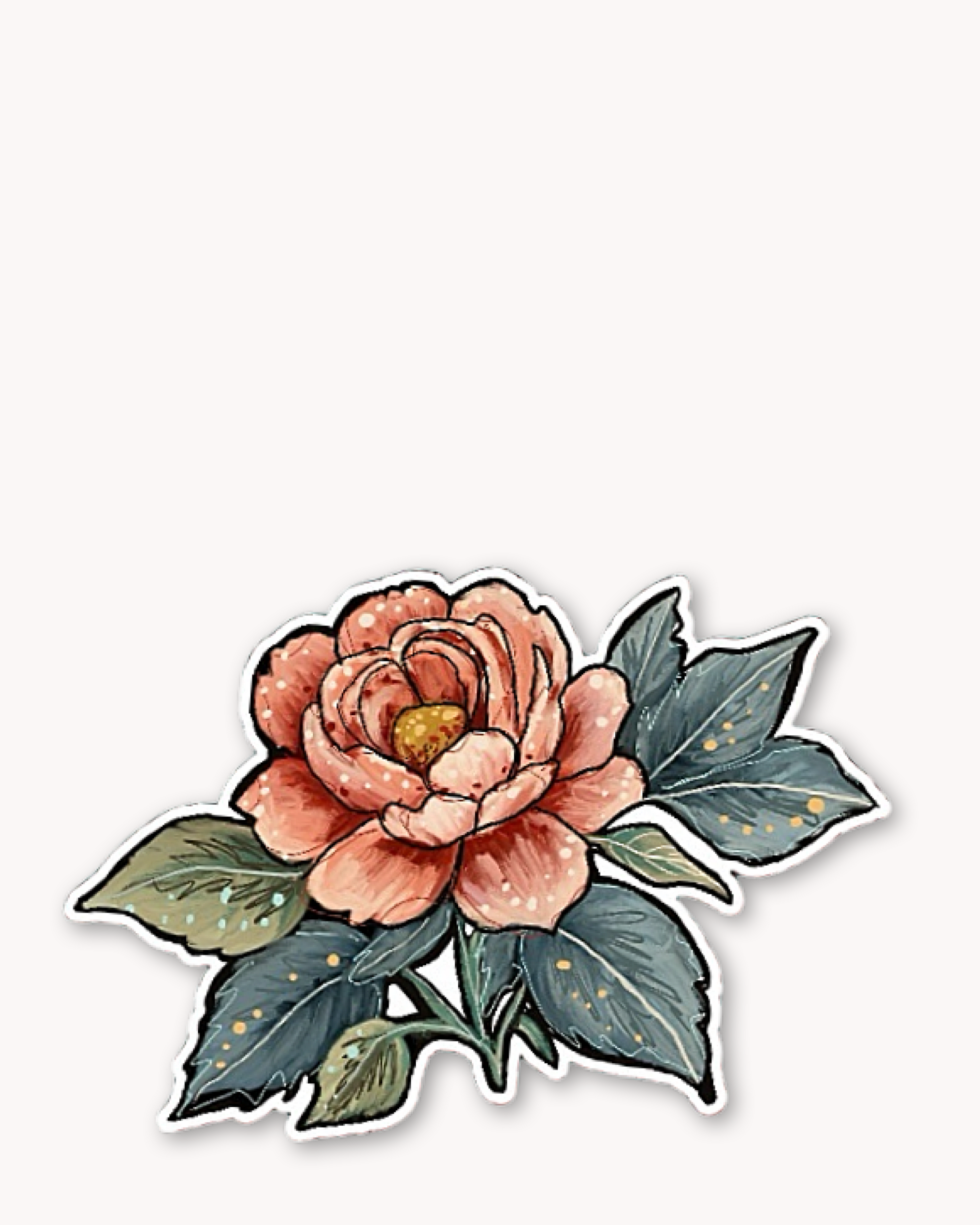 Blush Rose Sticker - Arte House