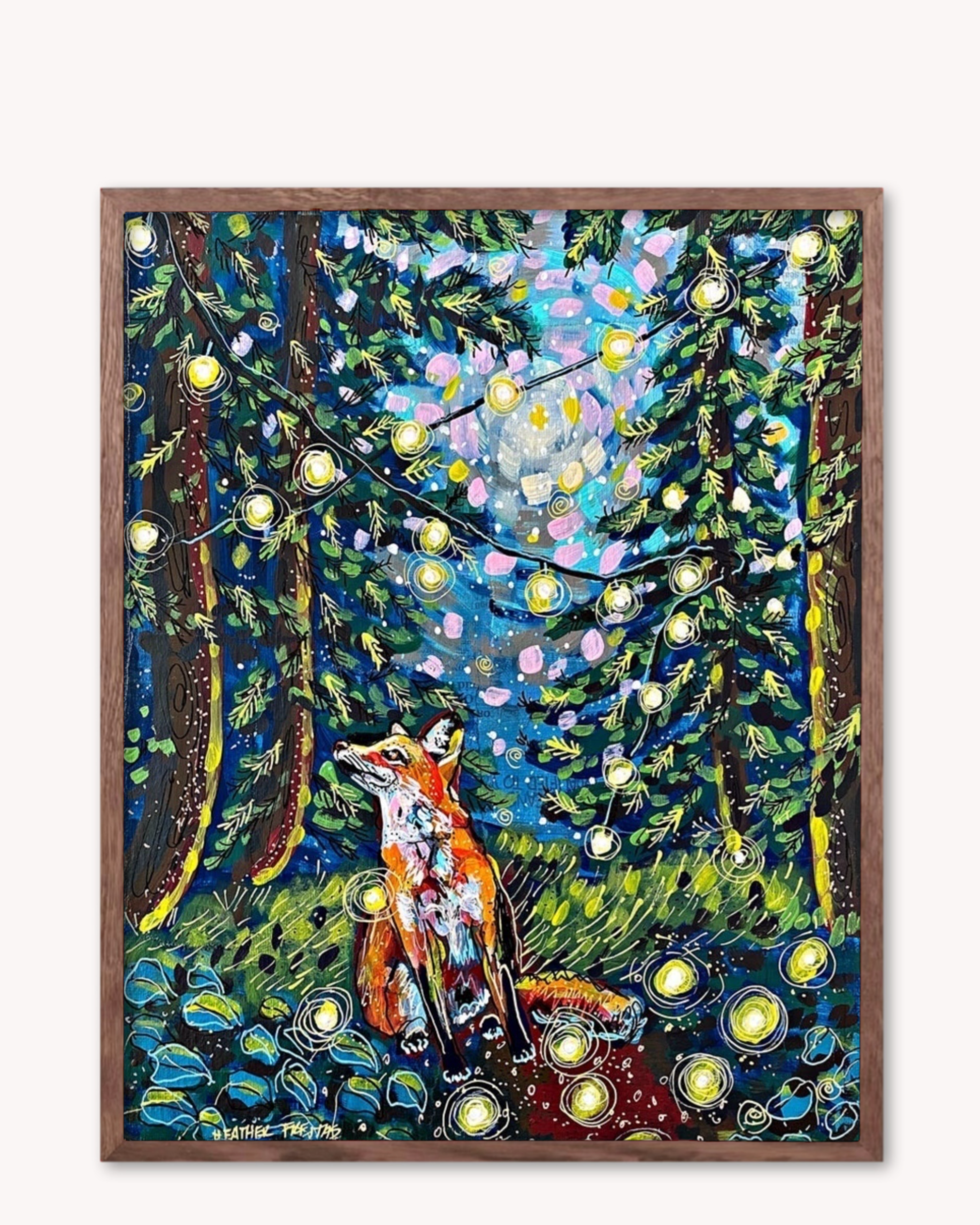 Forest Fox Print - Arte House