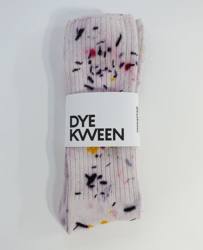 Abstract Bundled Dyed Bamboo Sock