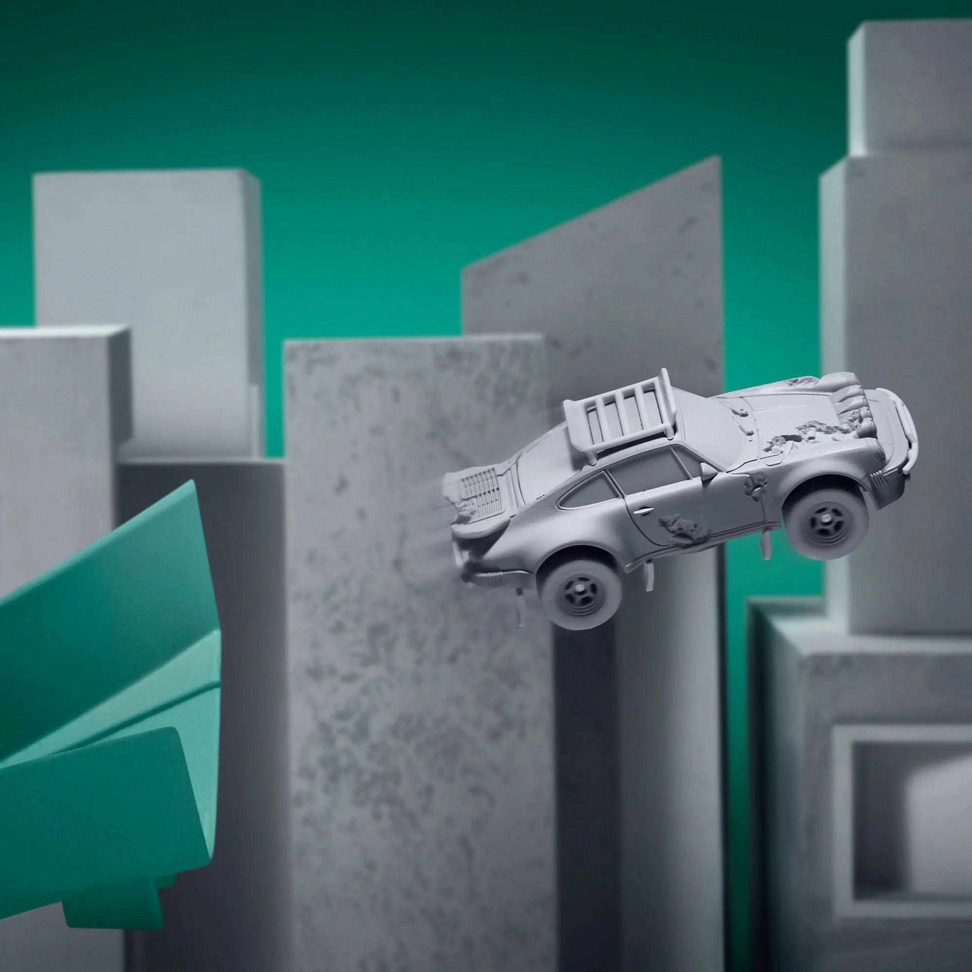 Daniel Arsham x Hot Wheels Eroded Porsche Safari