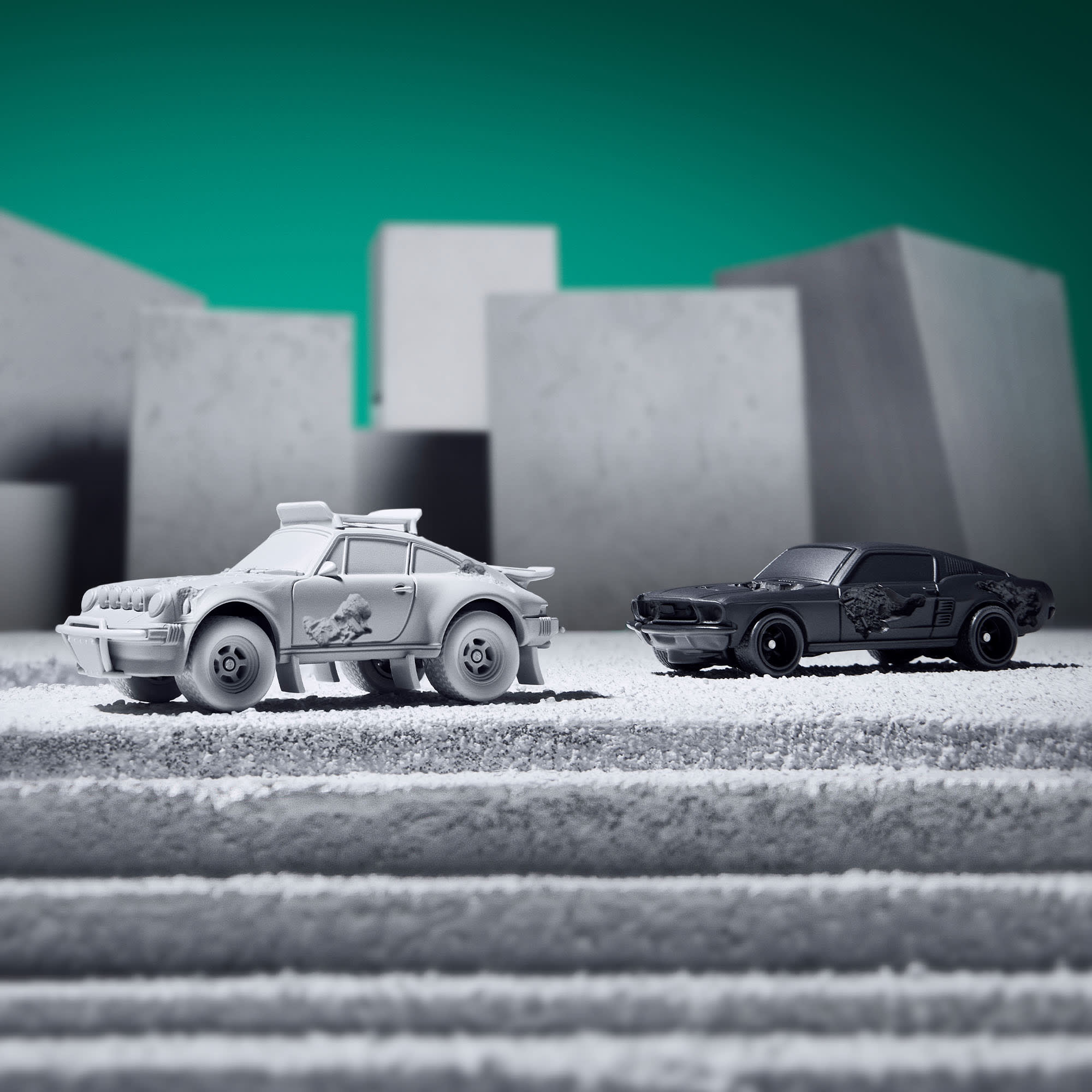 Daniel Arsham x Hot Wheels Eroded Porsche Safari