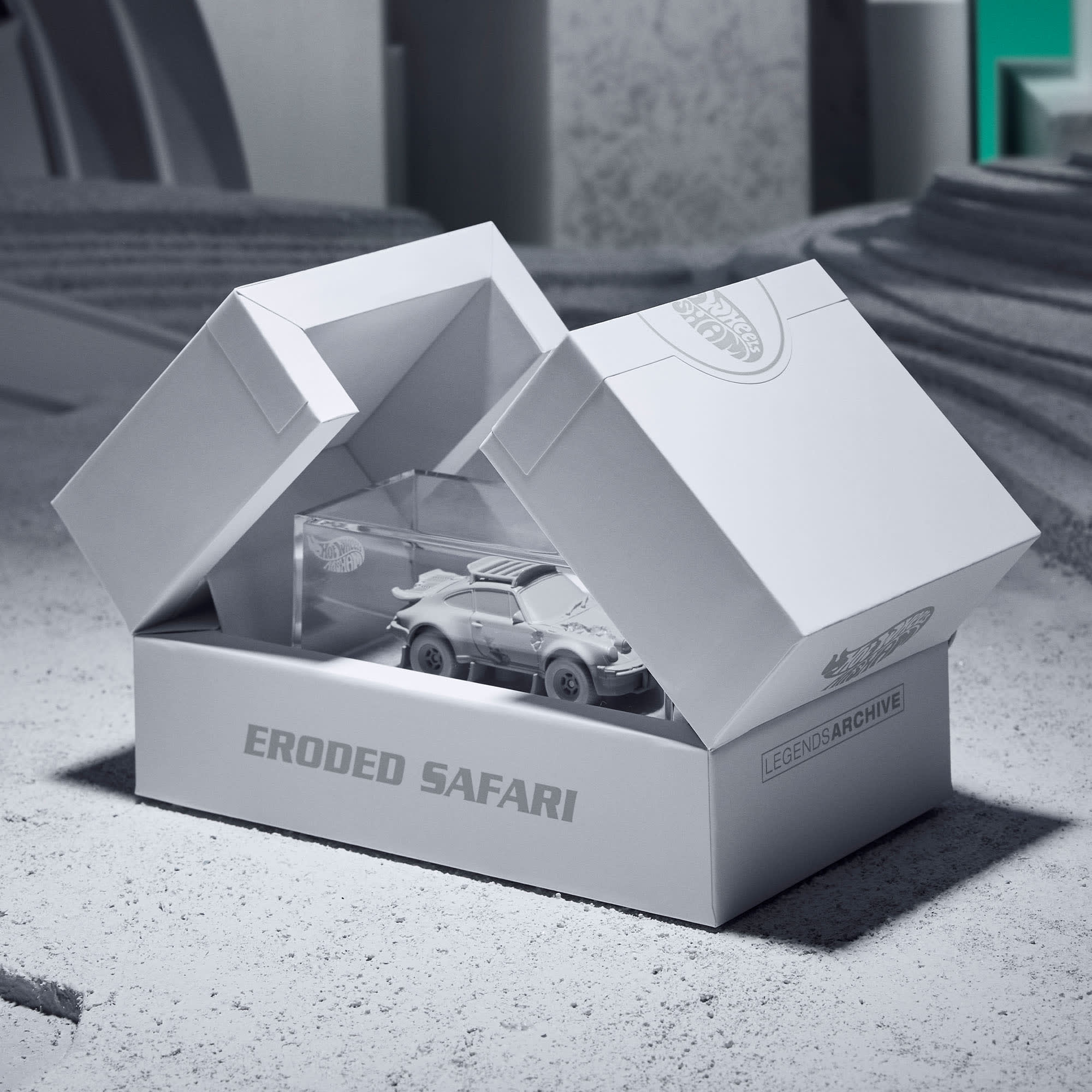 Daniel Arsham x Hot Wheels Eroded Porsche Safari