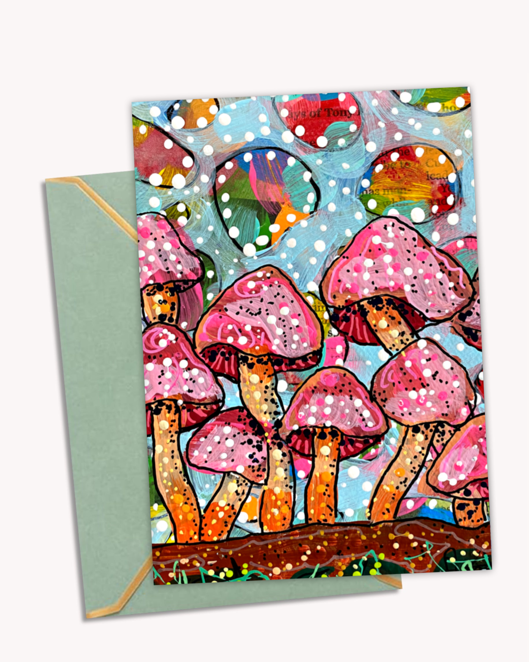 Cotton Candy Caps - Greeting Card / Fine Art Print - Arte House