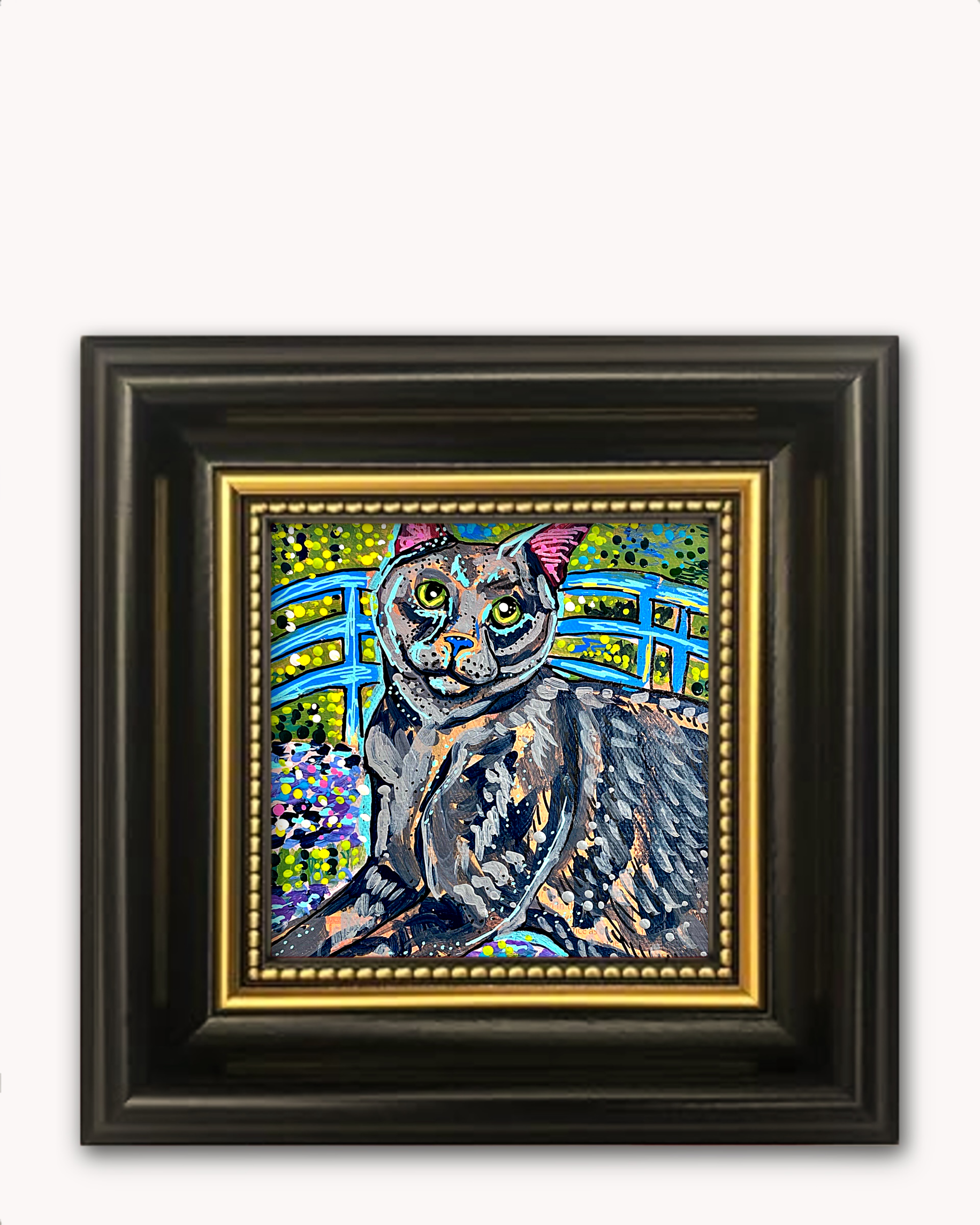 Monet’s Pond Cat Magnet ( Medium ) - Arte House