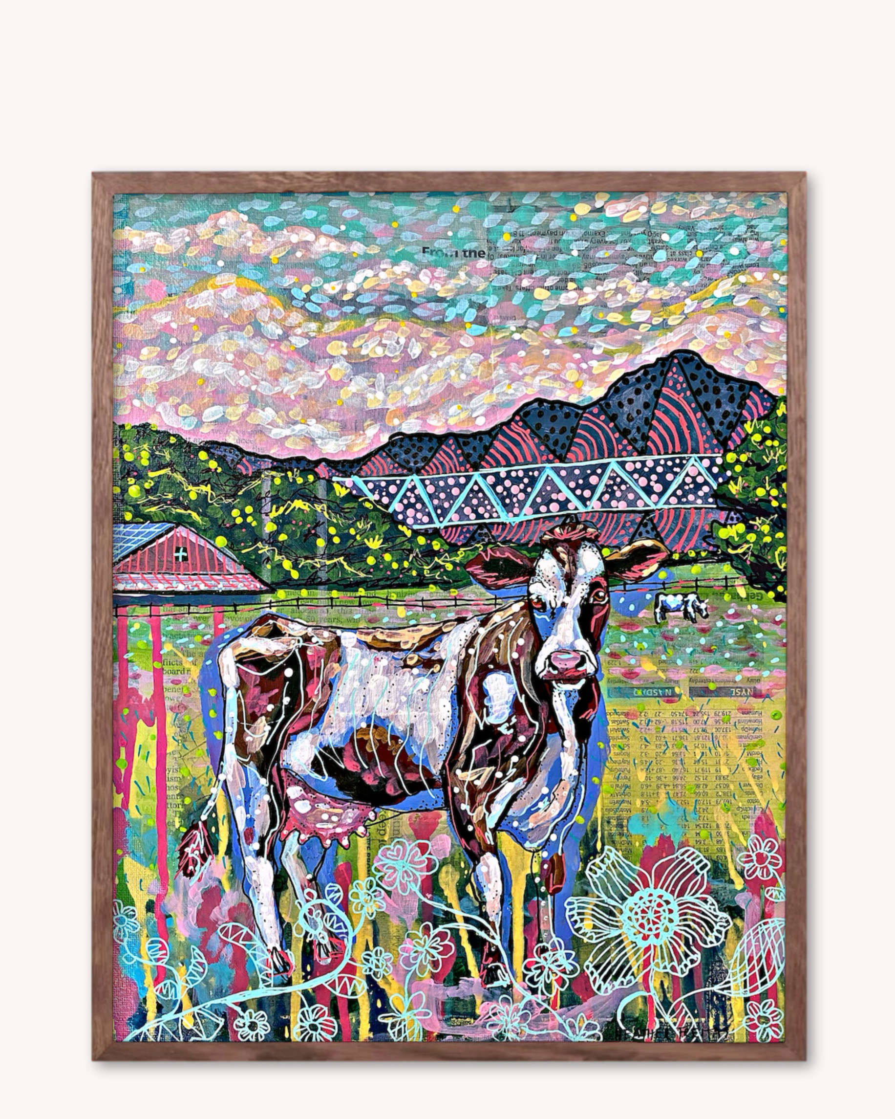 Cows On The Farm Print - Arte House