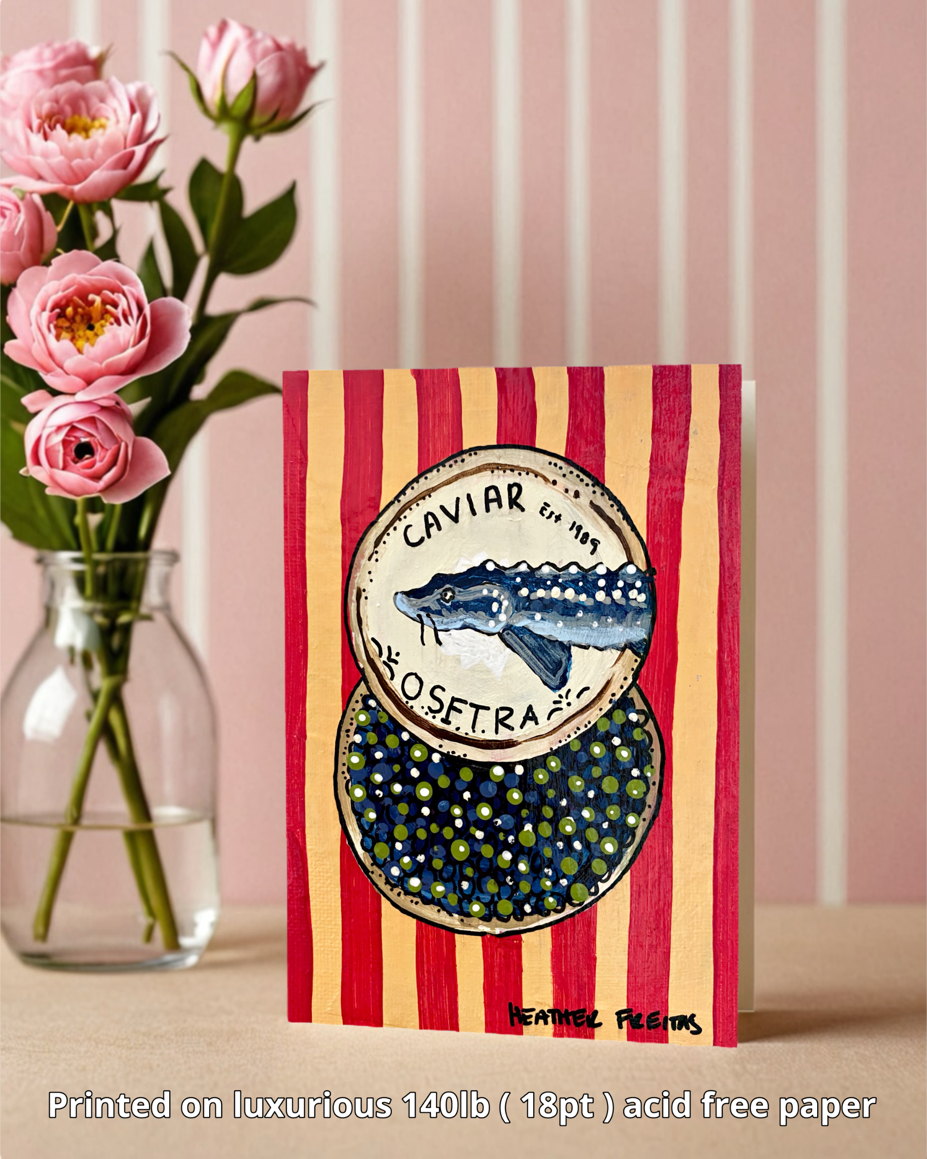 Caviar - Greeting Card / Fine Art Print