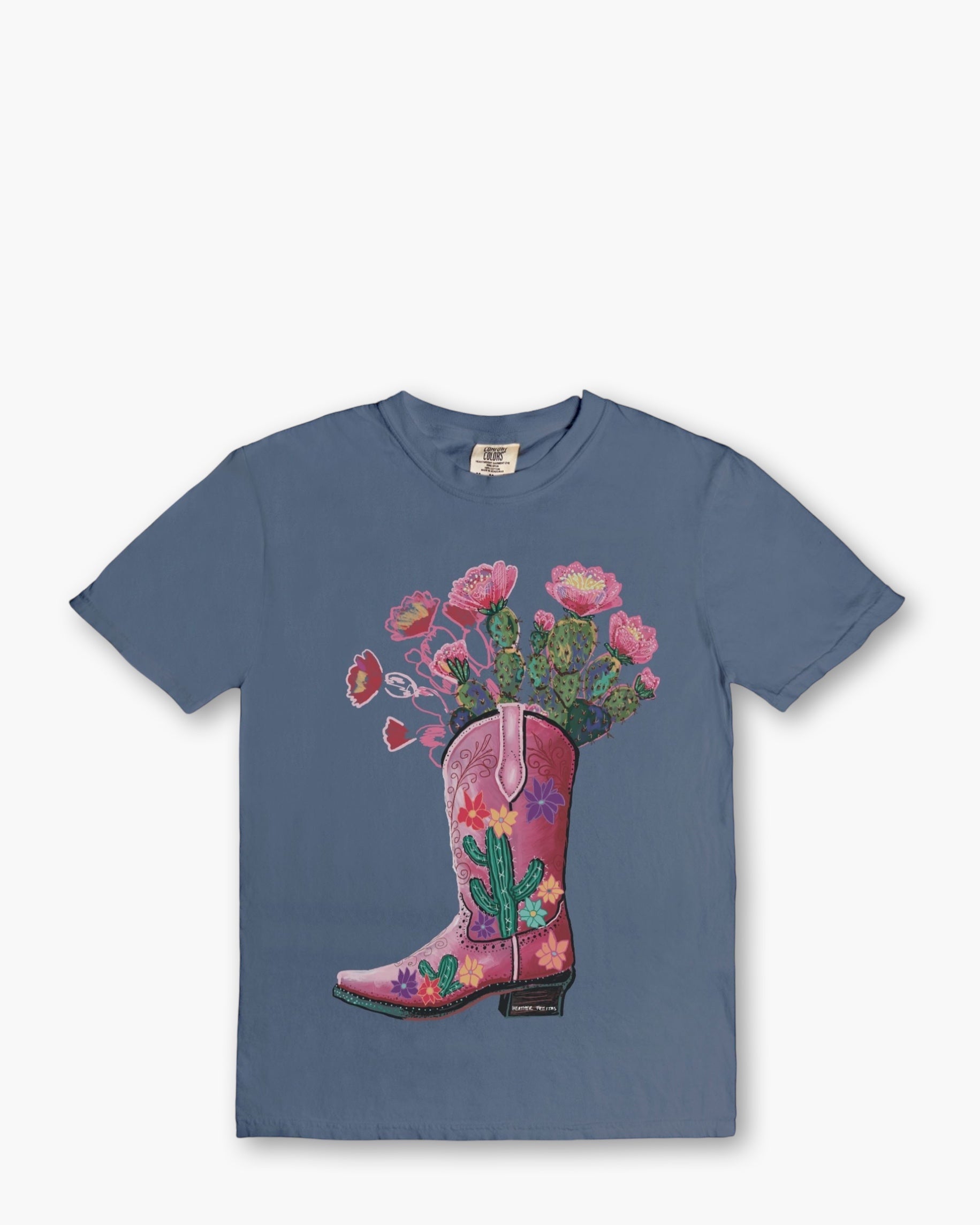 Cowgirl Cactus Boot Tee - Arte House
