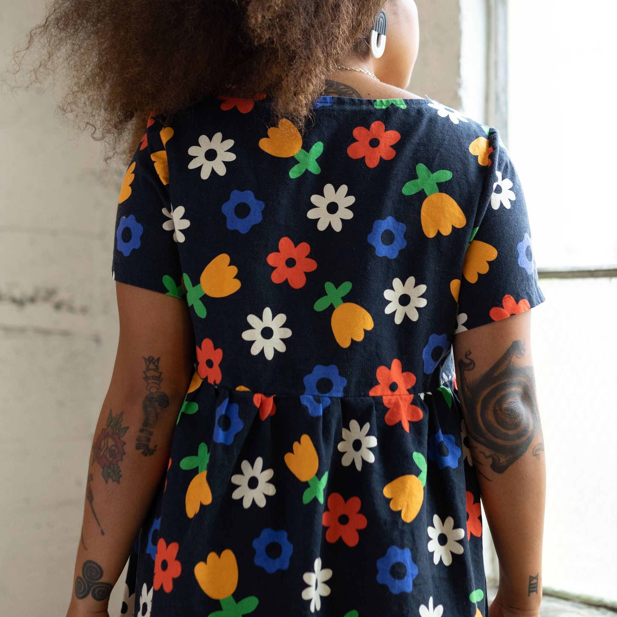Billie Dress - Floral Black