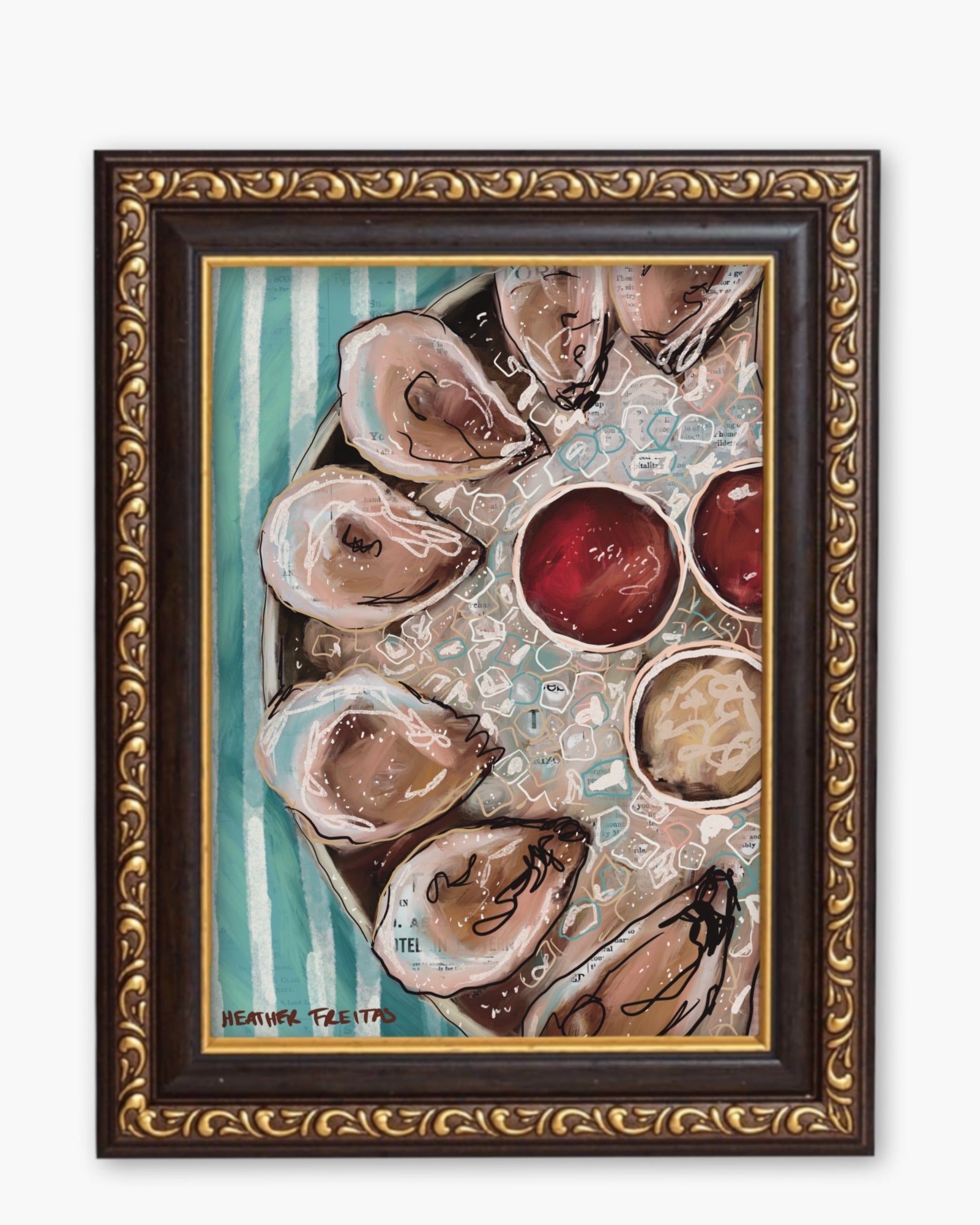 Oyster Fine Art Magnet ( Large ) - Arte House