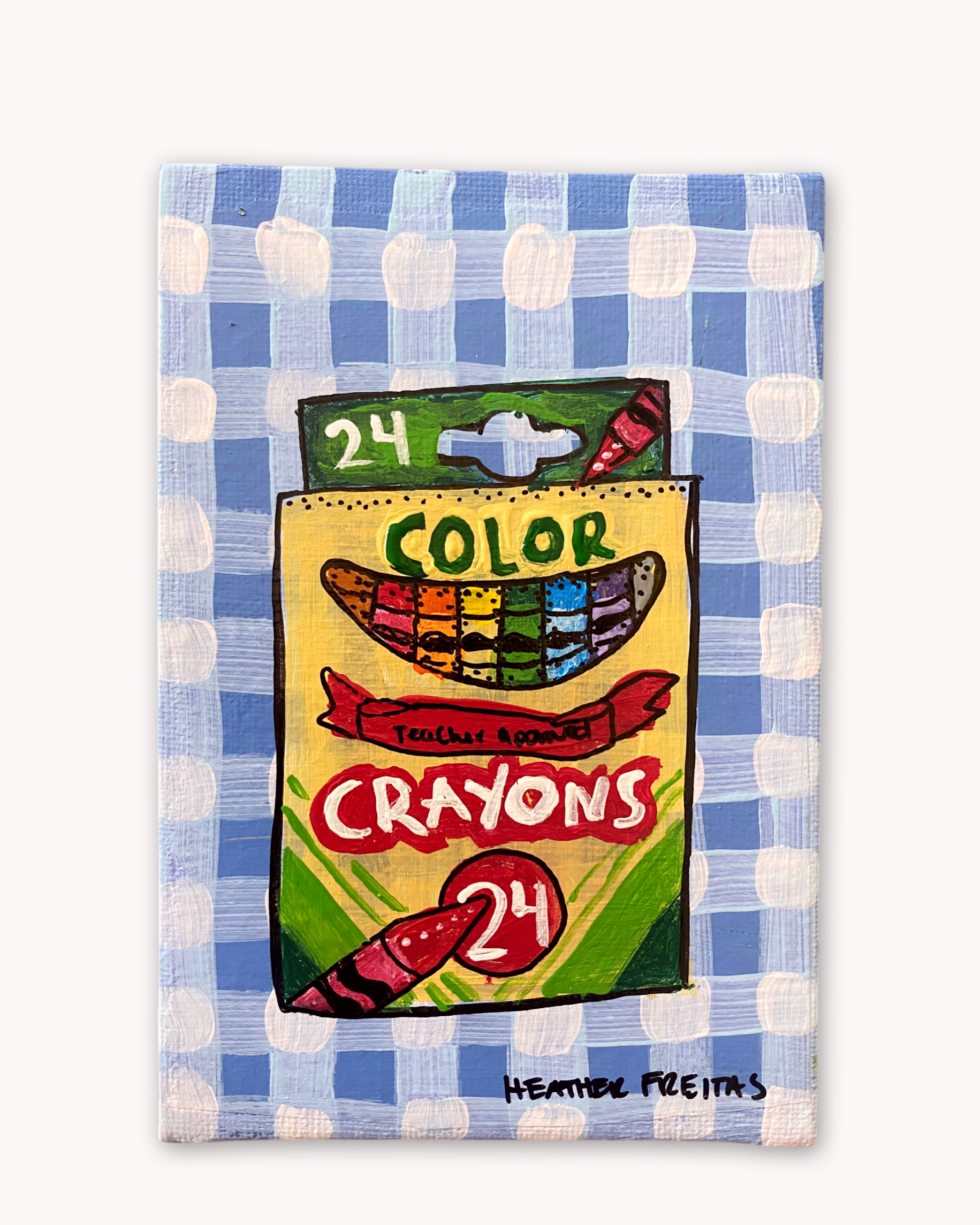 Crayons ( Original Painting )