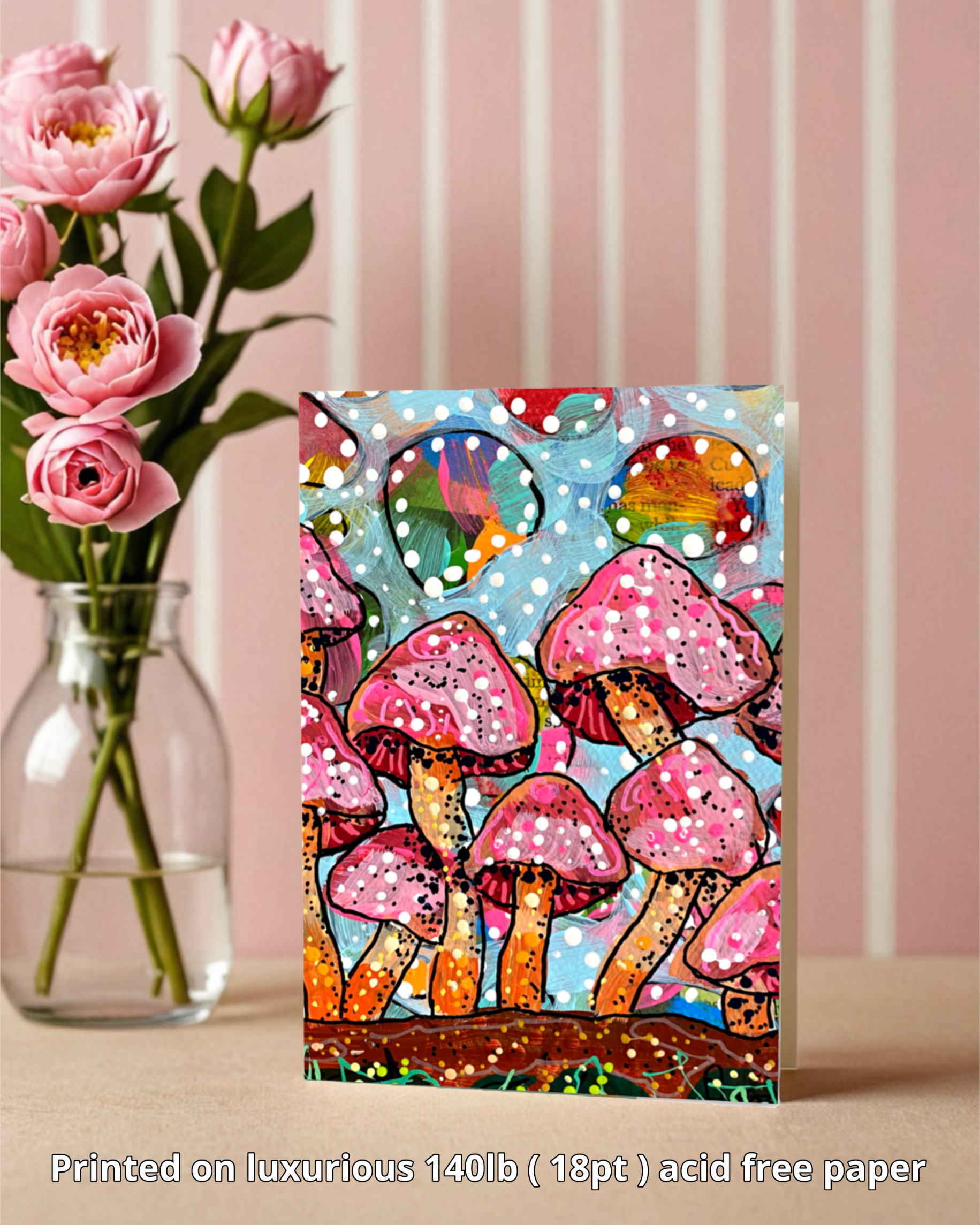 Cotton Candy Caps - Greeting Card / Fine Art Print - Arte House