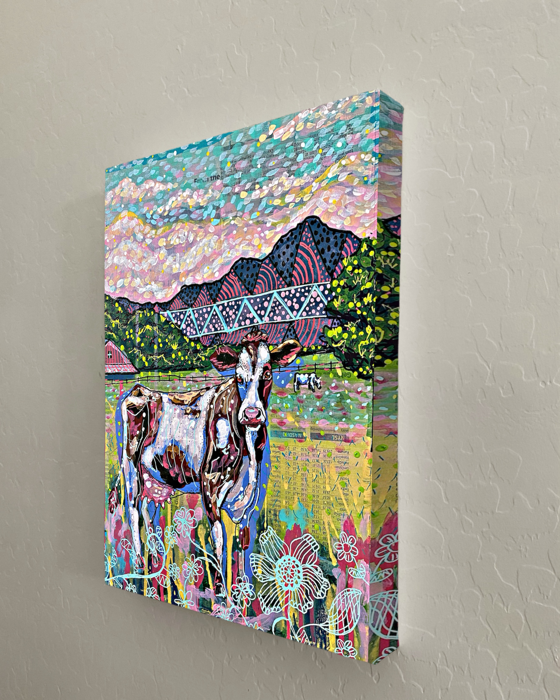 Cows On The Farm Print - Arte House