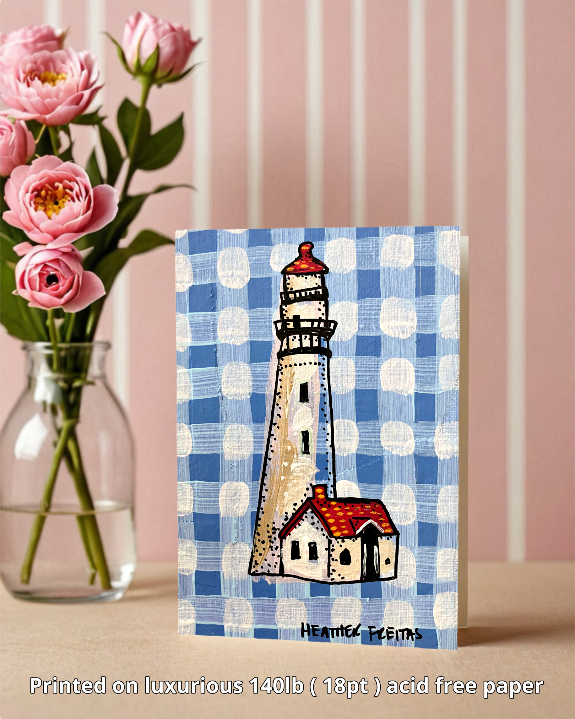 Lighthouse - Greeting Card / Fine Art Print - Arte House