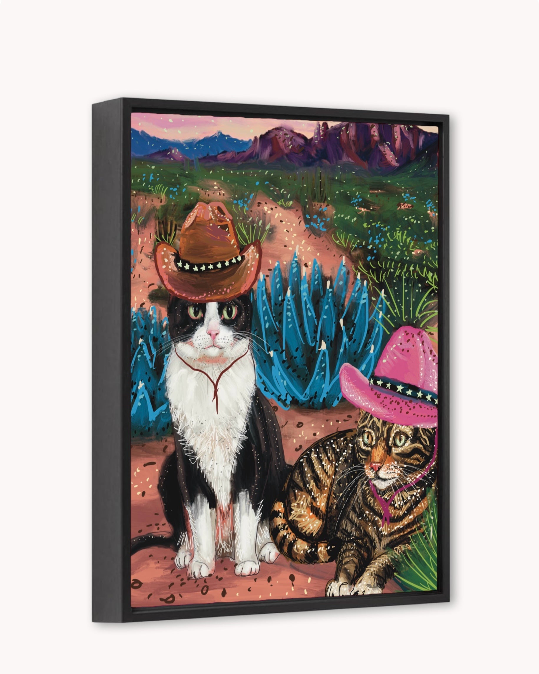 Cowboy Cats Print - Arte House