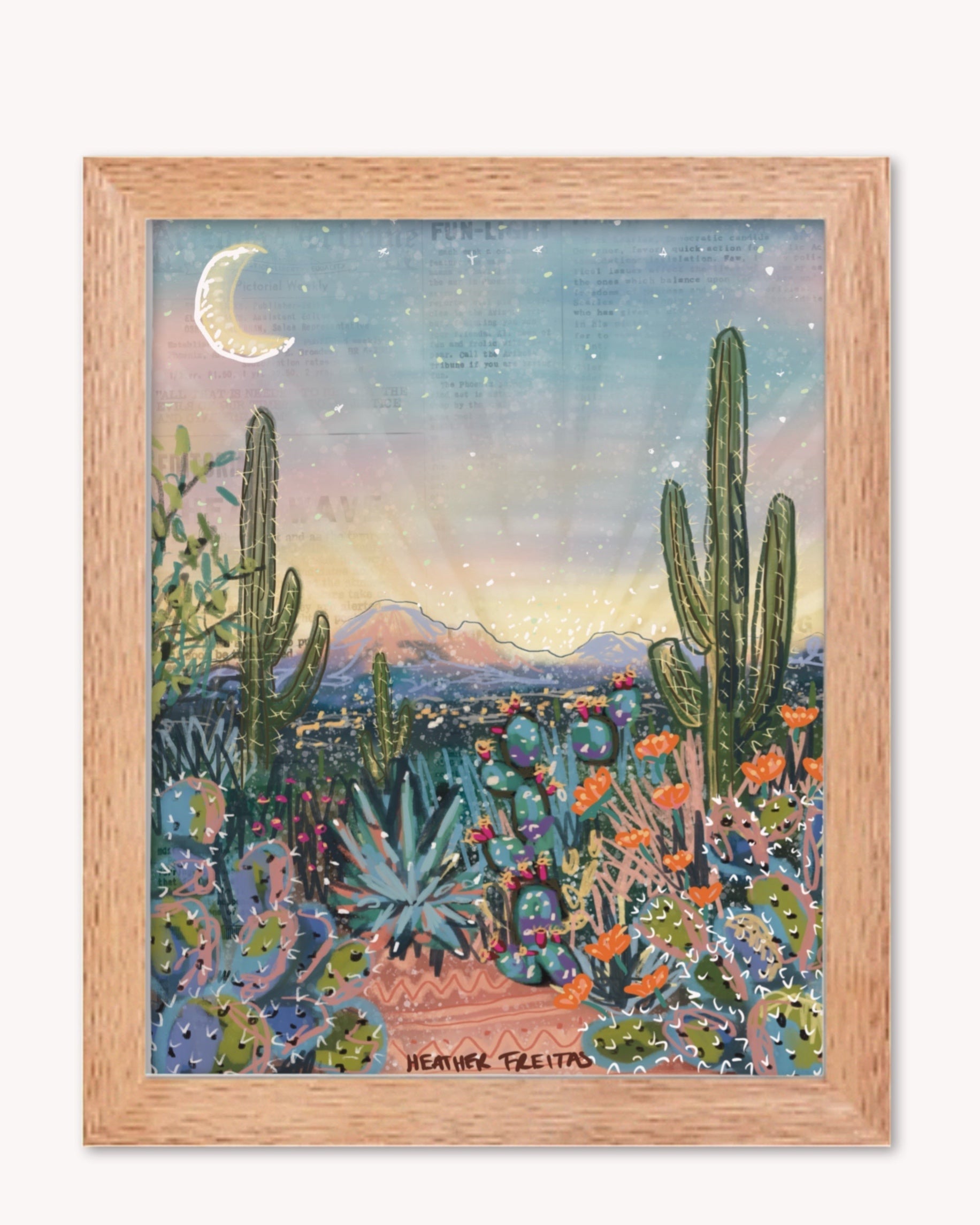 Sun Beams Print - Arte House