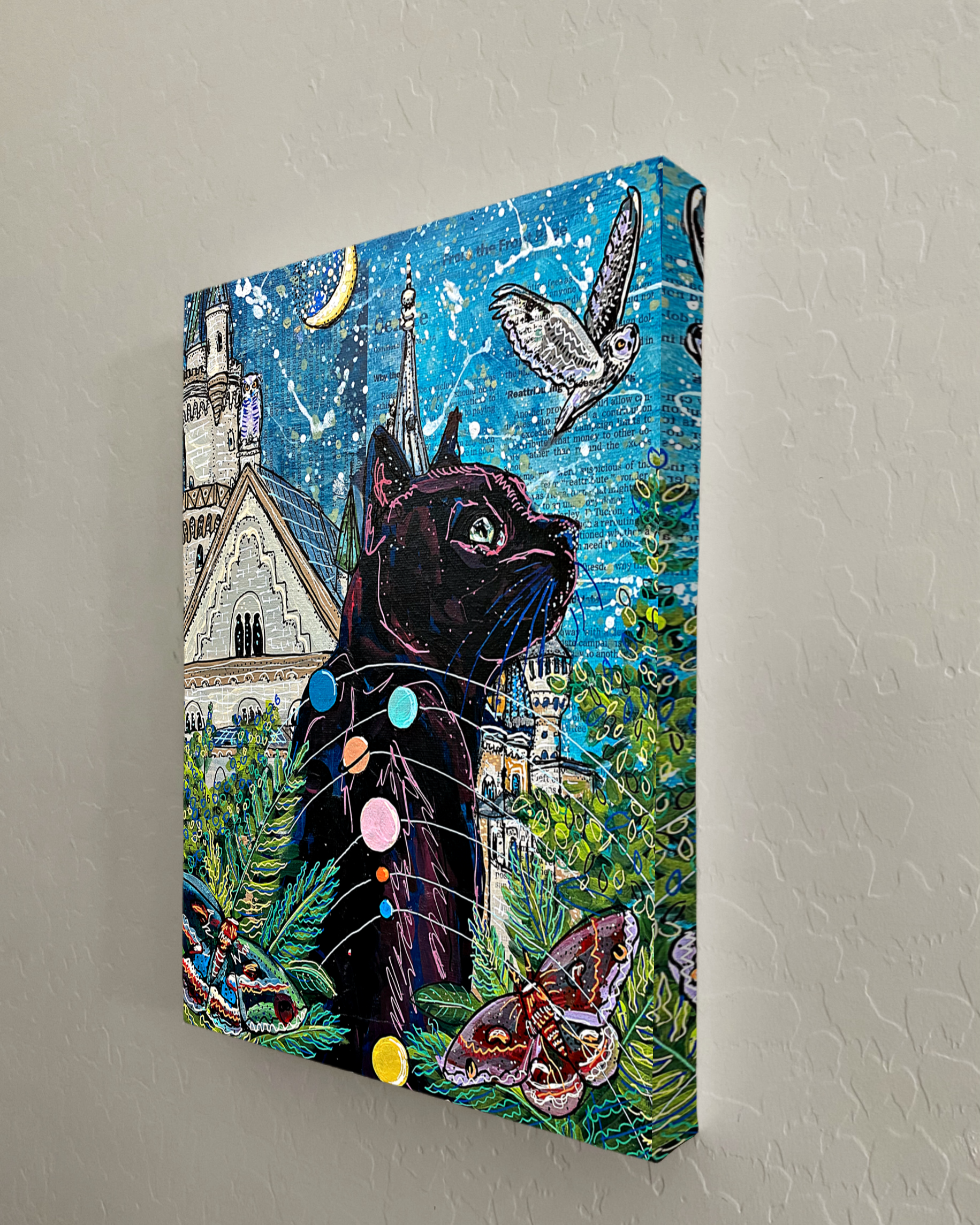 Jupiter Castle Cat Print - Arte House