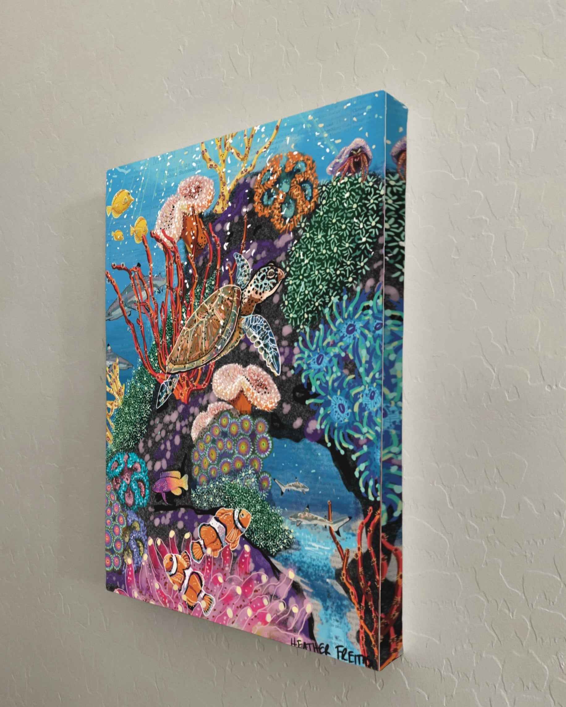 Candy Coral Reef Print