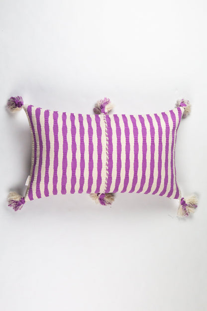 Antigua Pillow - Orchid Stripe