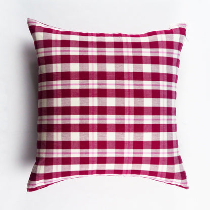 Abigail Plaid Square Pillow