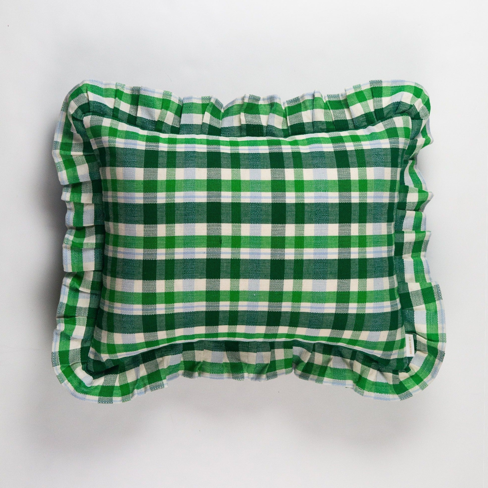 Josefina Ruffle Plaid Pillow - Arte House