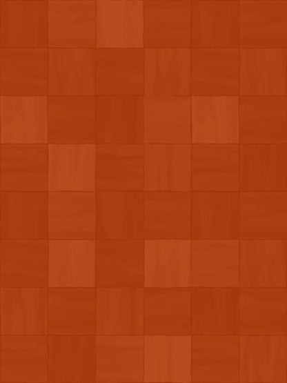 Zellige Wallpaper, rust