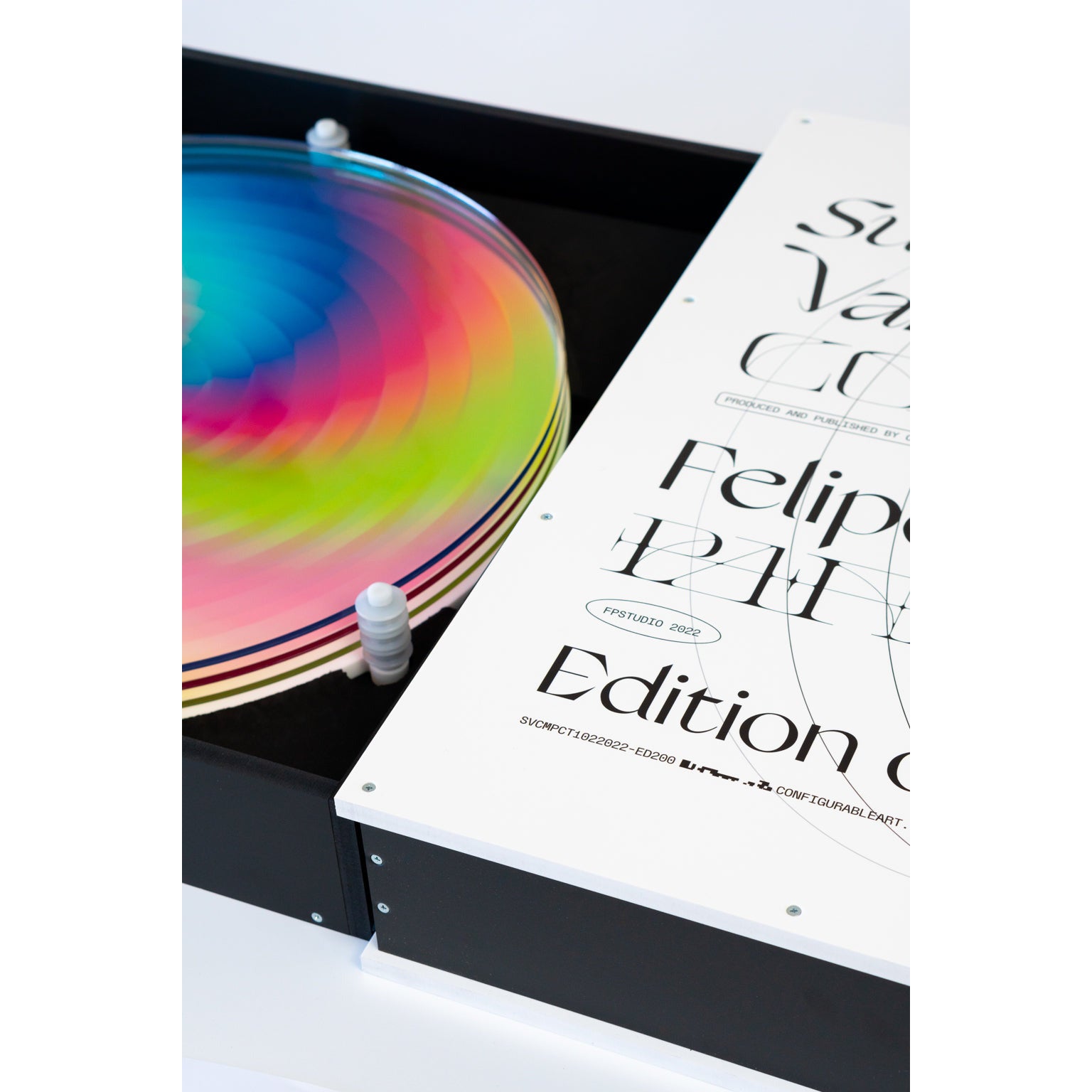 Felipe Pantone "Subtractive Variability Compact" Sculpture - Arte House